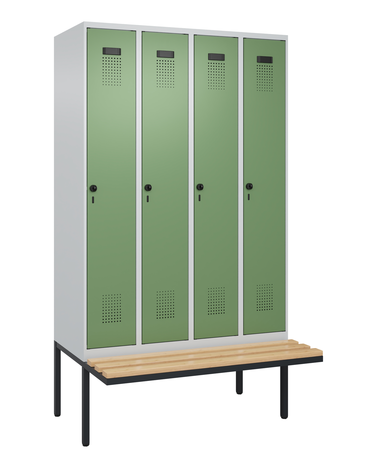 C+P Spind Evolo PLUS, Bank, 4 Abteile, 2120x1200x8