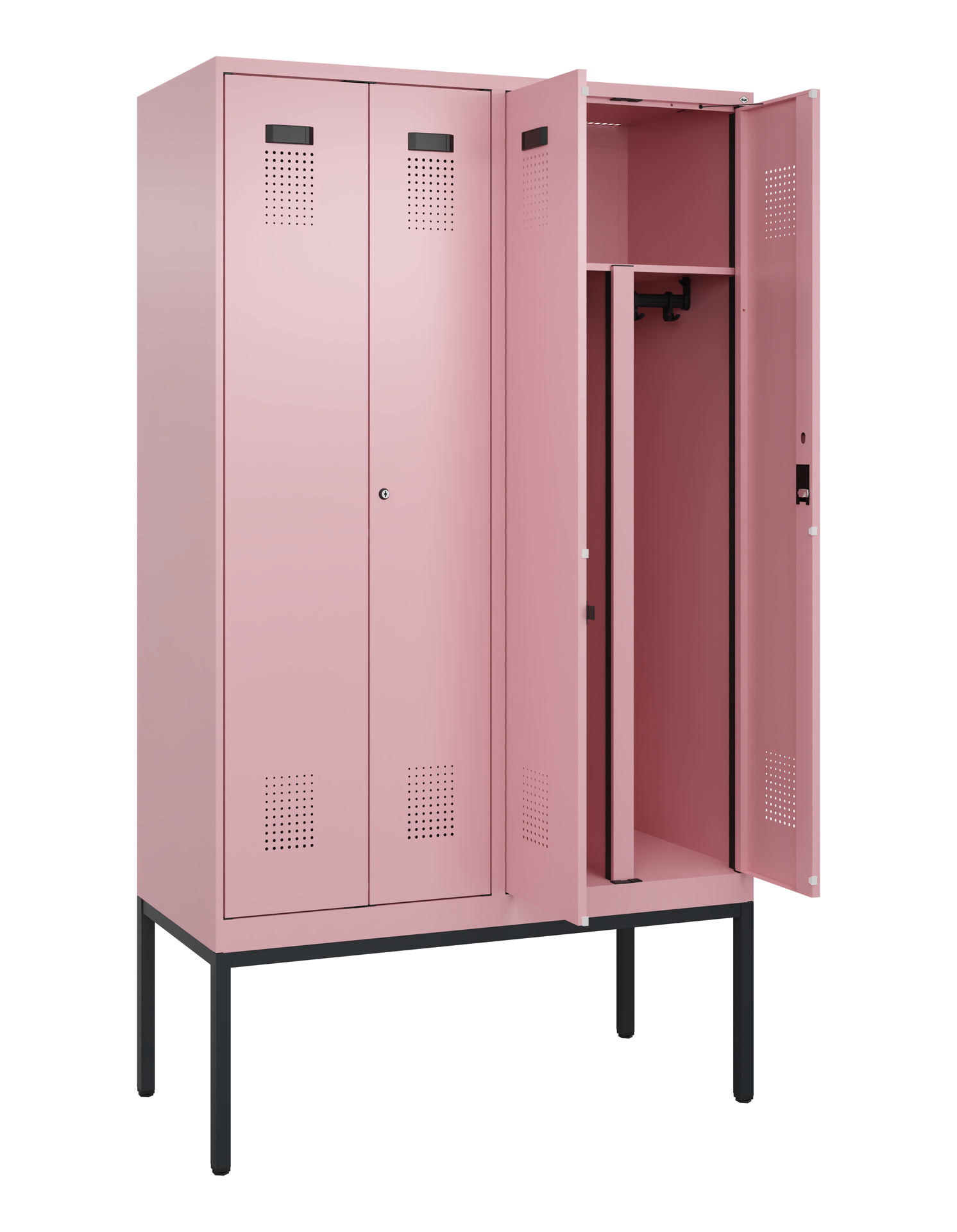 C+P PSA Doppel-Spind Evolo PLUS, Gestell, 4 Abteil