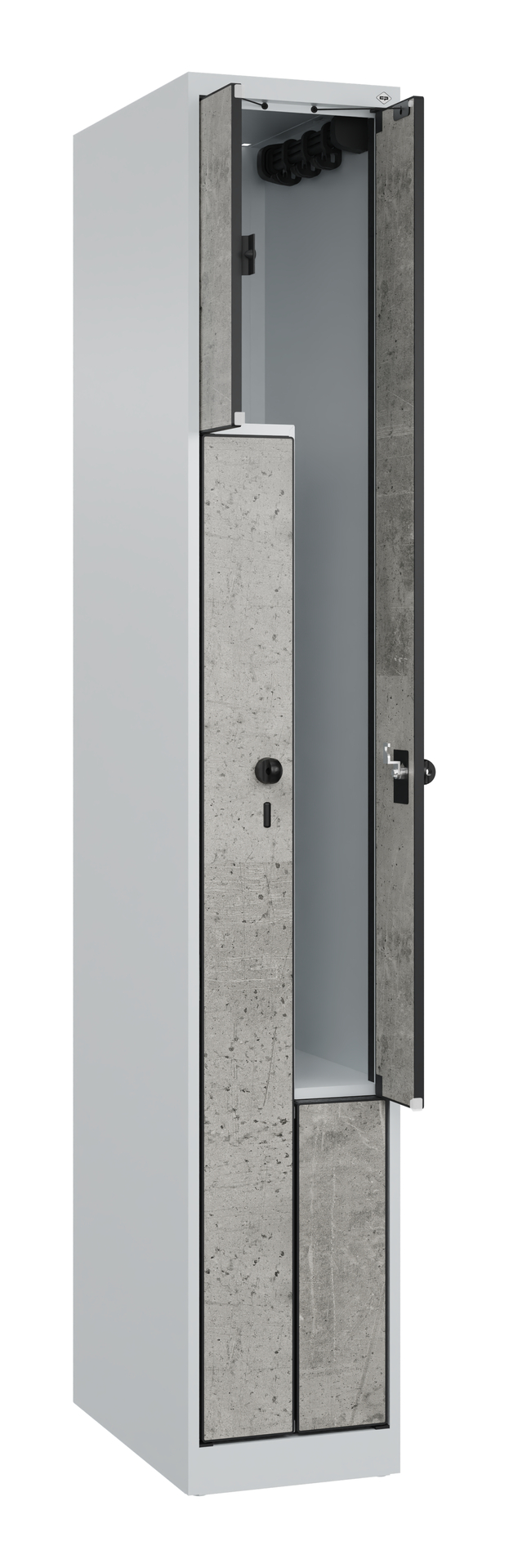 C+P Z-Spind Evolo PLUS, 2 F�cher, 1850x300x500mm