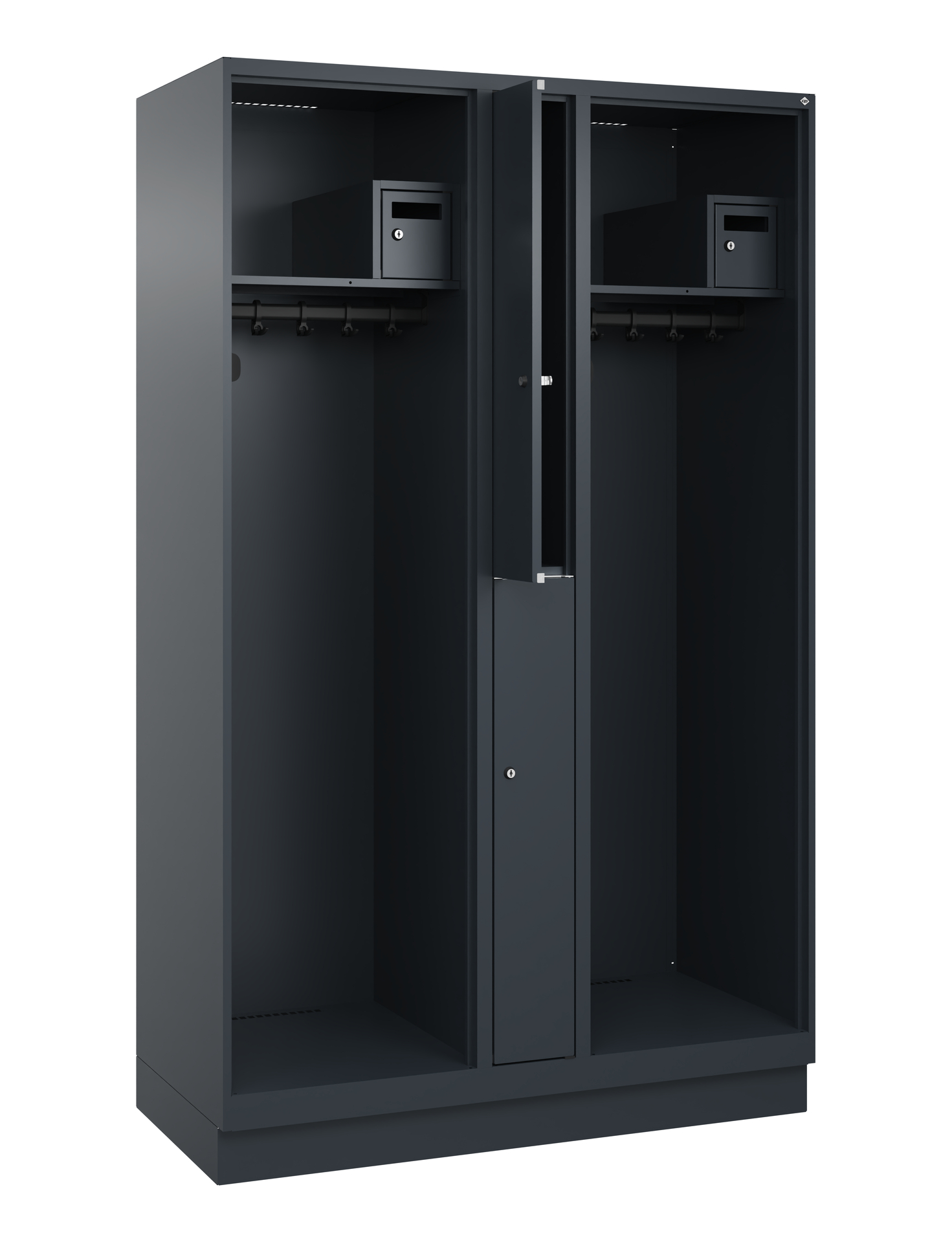 C+P Feuerwehrspind Maxi, 2 Fächer, 1850x1200x500mm