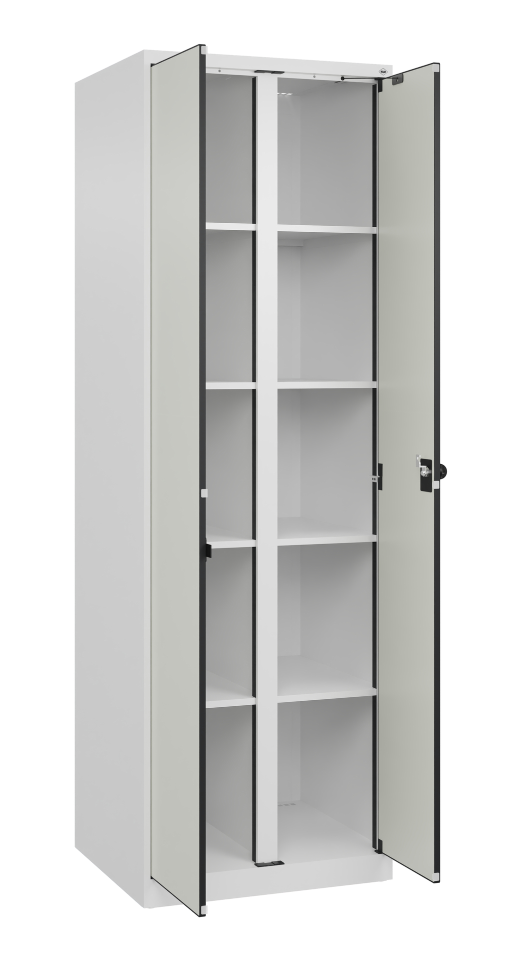 C+P Aufbewahrungsspind Evolo PLUS, 2 Abteile, 1850x600x500mm