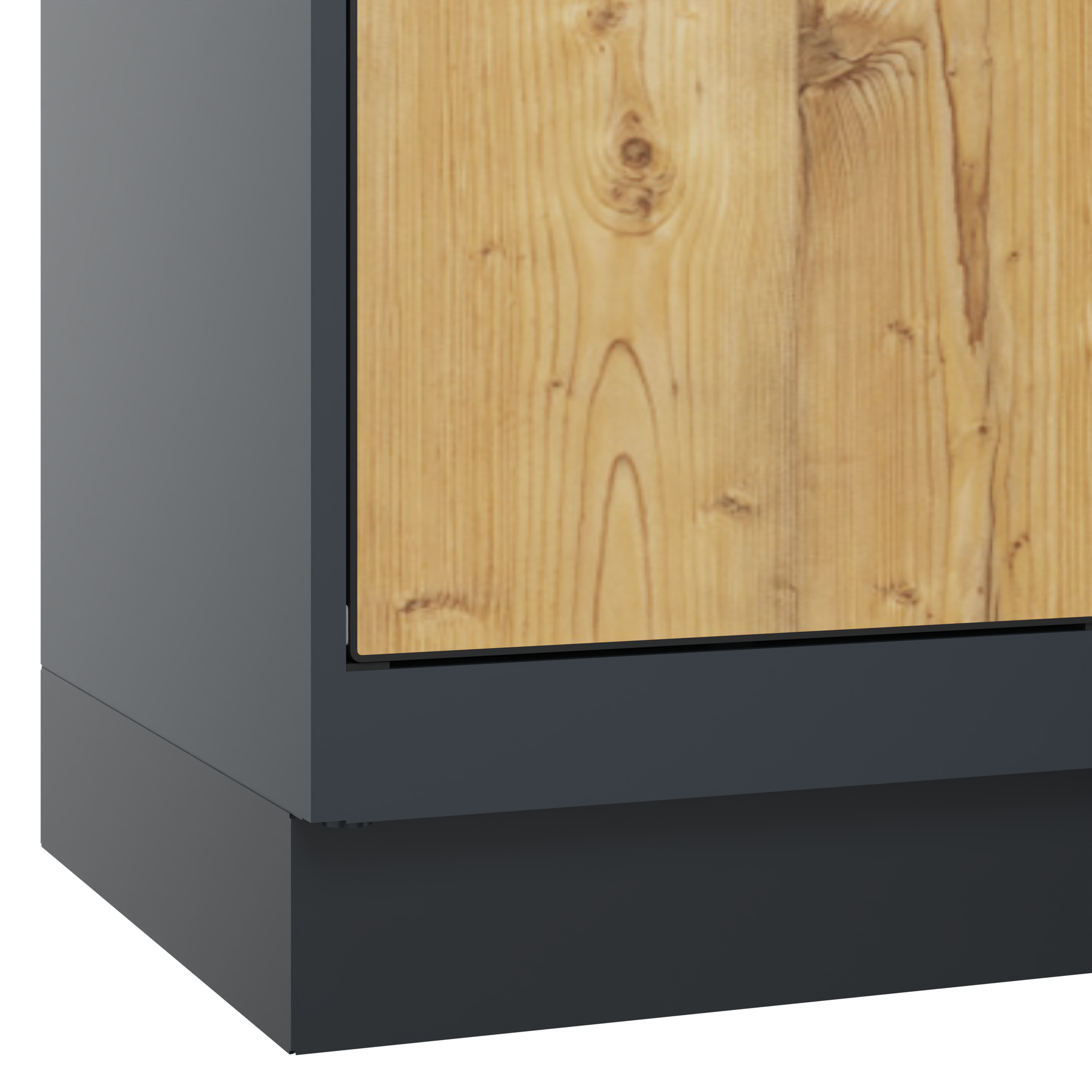 C+P Doppelst�ckiger Schulspind Evolo PLUS, Sockel, 2 F�cher, 1630x400x500mm