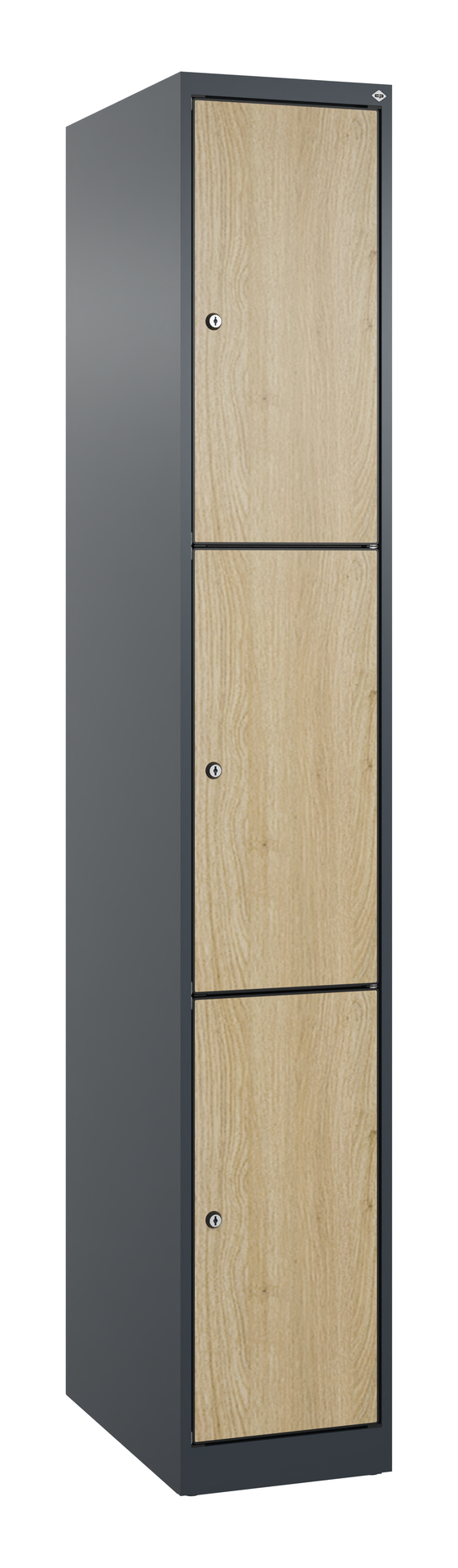 C+P Schlie�fachschrank Evolo PLUS, 3 F�cher, 1850x300x500mm