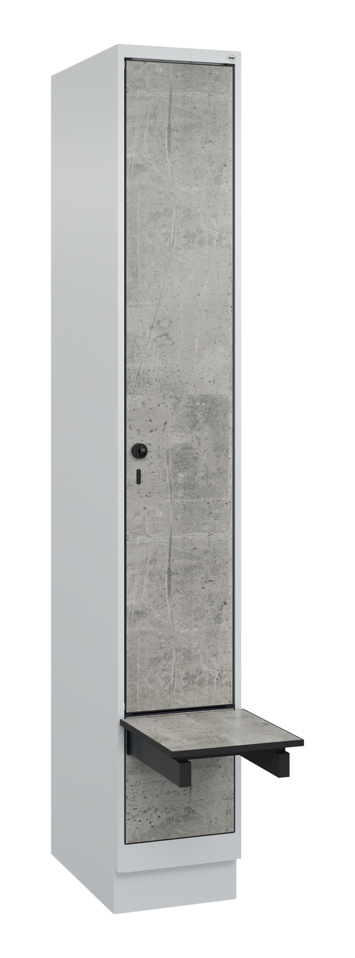 C+P Spind Evolo PLUS, Bank, 1 Abteil, 1950x300x815mm