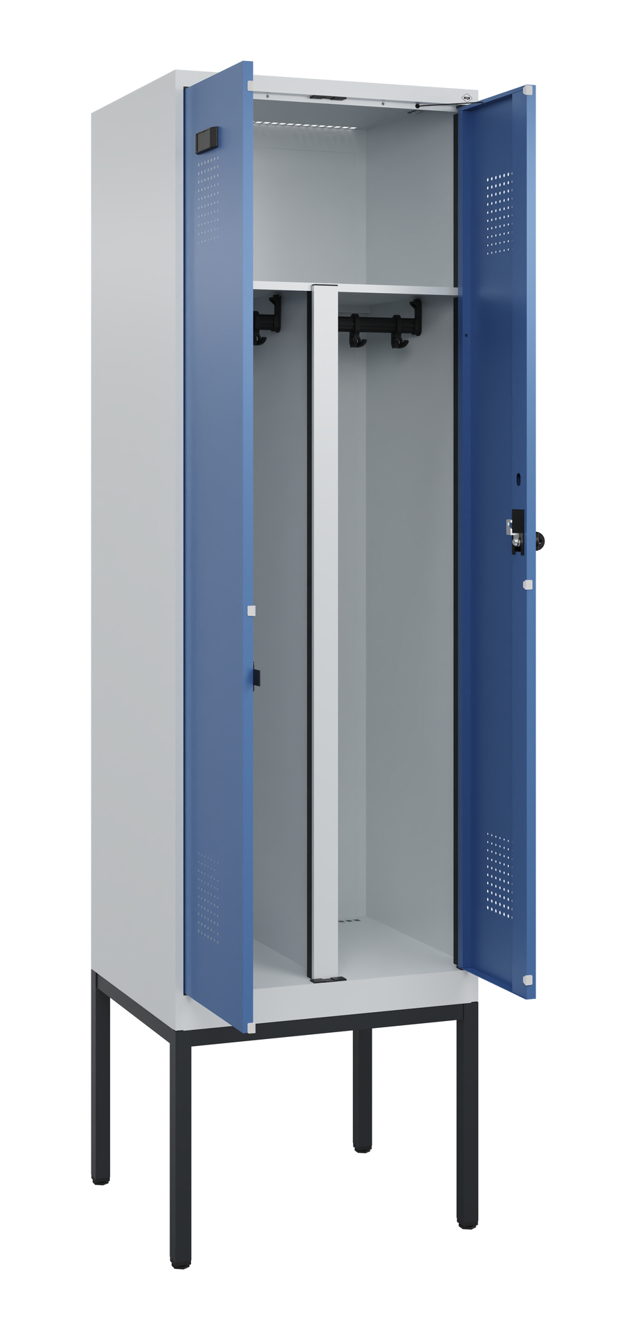 C+P PSA Doppel-Spind Evolo PLUS, Gestell, 2 Abteil