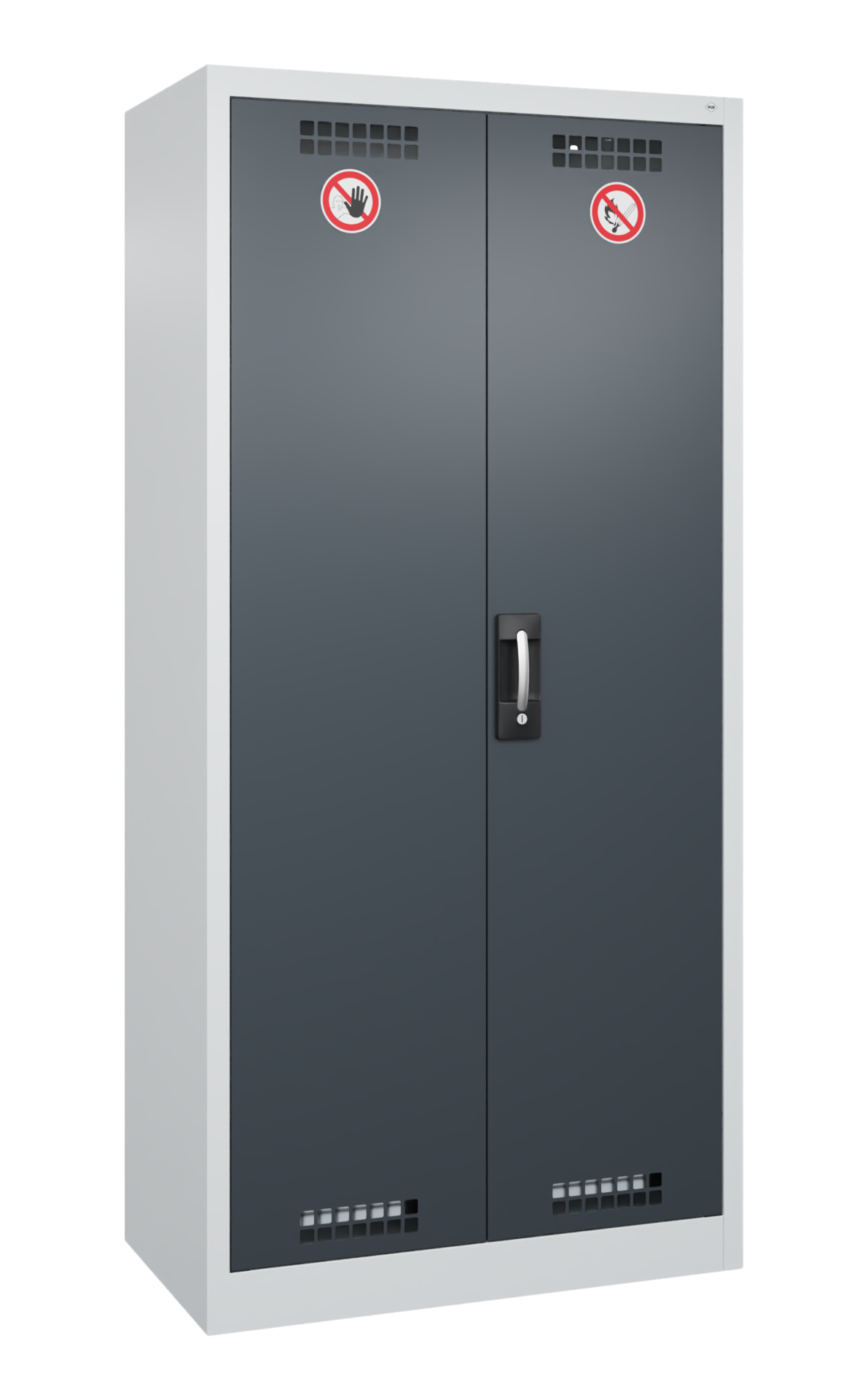 C+P Umweltschrank, Acurado, 1950x930x500mm, 7035/7016