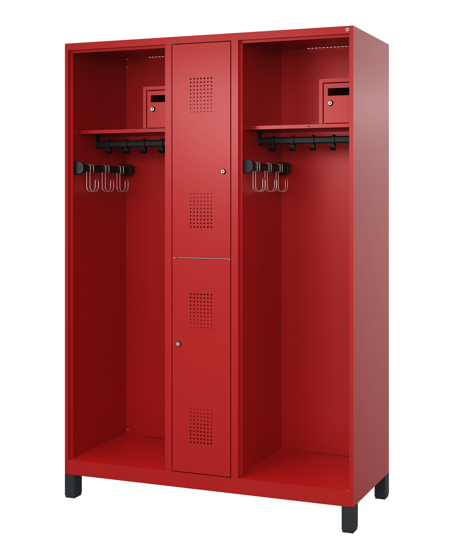 C+P Feuerwehrspind Maxi, 2 Fächer, 1850x1300x500mm