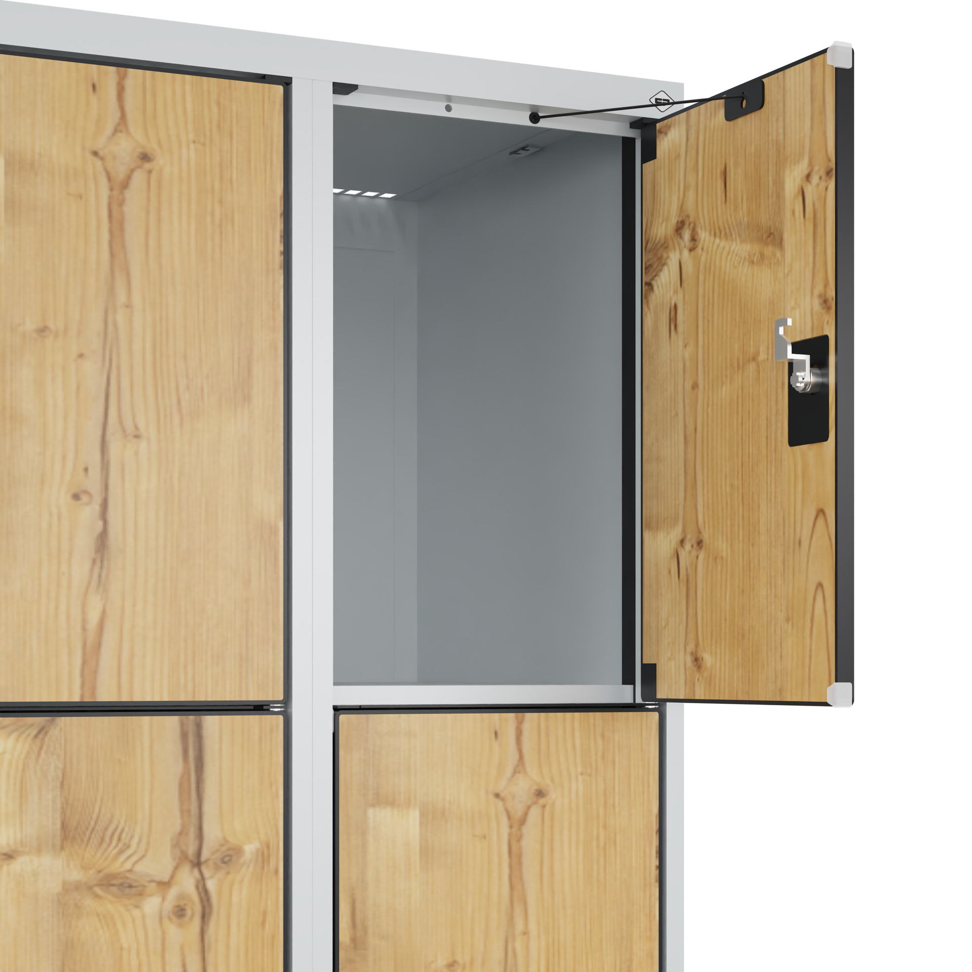 C+P Schlie�fachschrank Evolo PLUS, 8 F�cher, 1850x600x500mm