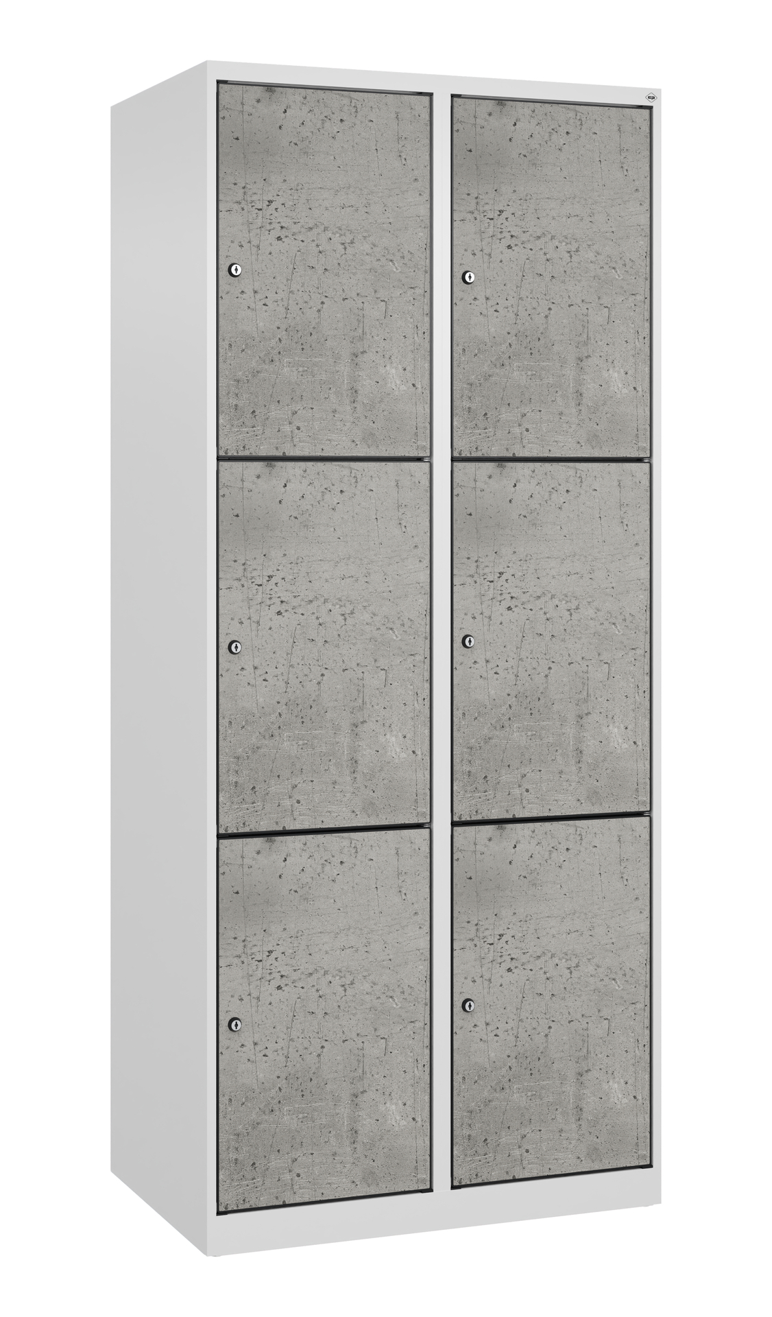 C+P Schlie�fachschrank Evolo PLUS, 6 F�cher, 1850x800x500mm