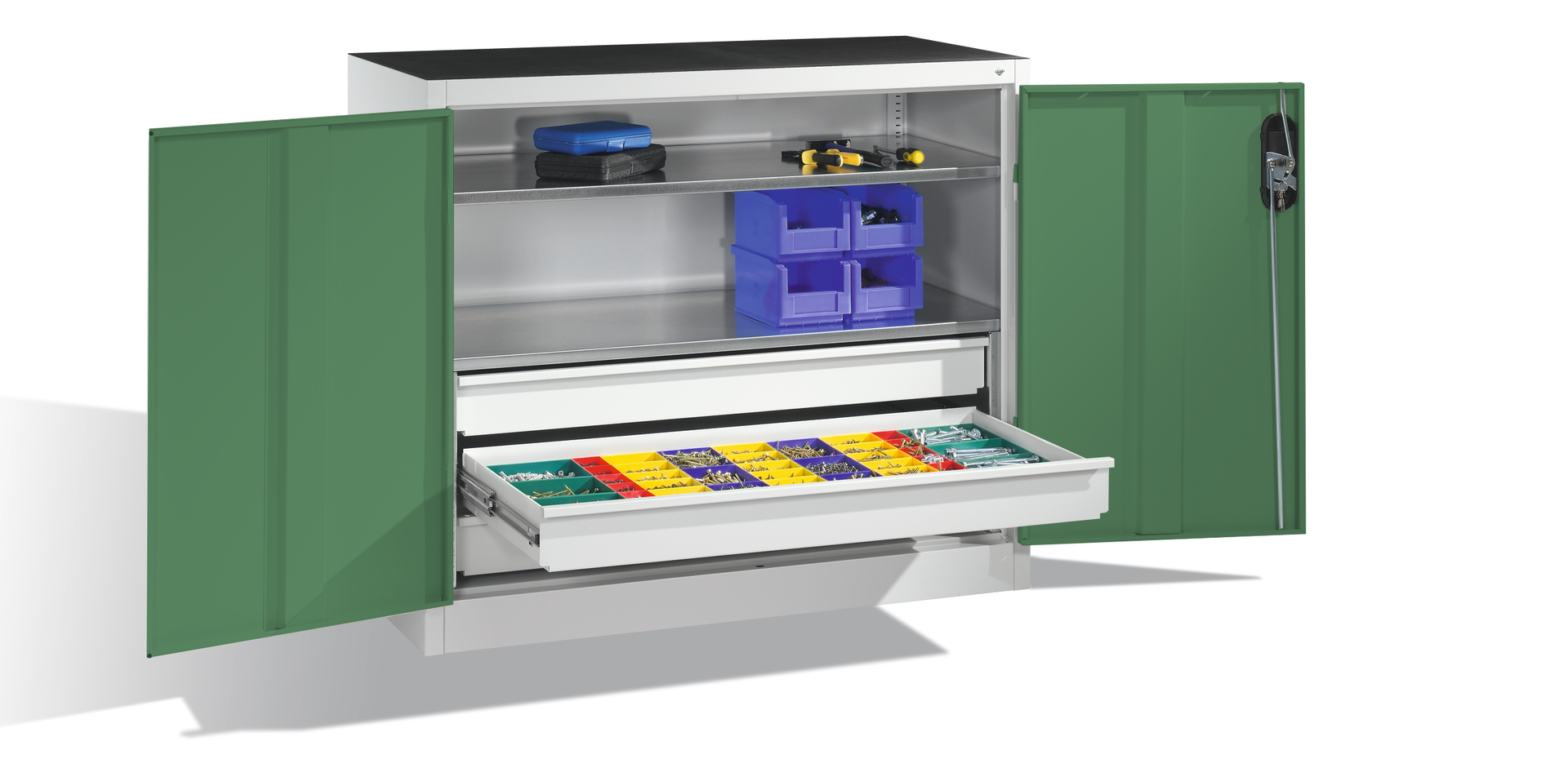 C+P Flügeltürenschrank Acurado, H1000xB1200xT500mm