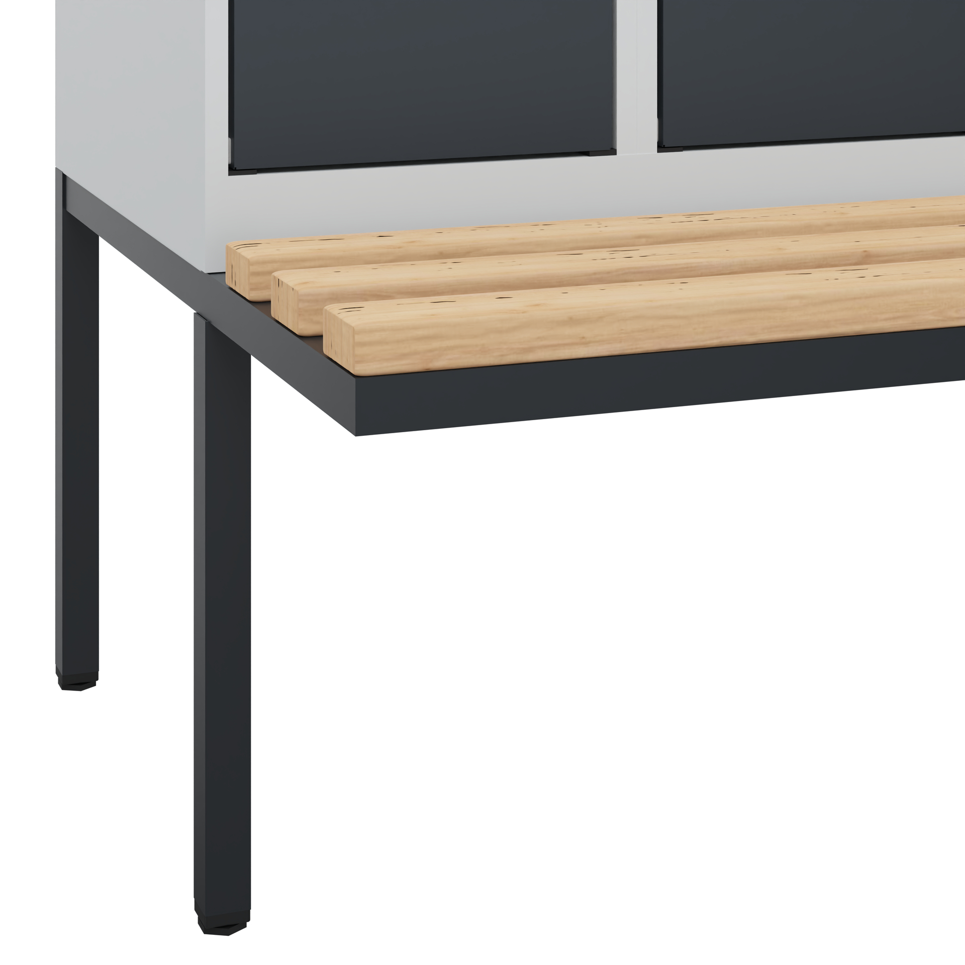 C+P Spind Evolo PLUS, Bank, 2 Abteil, 2120x600x815