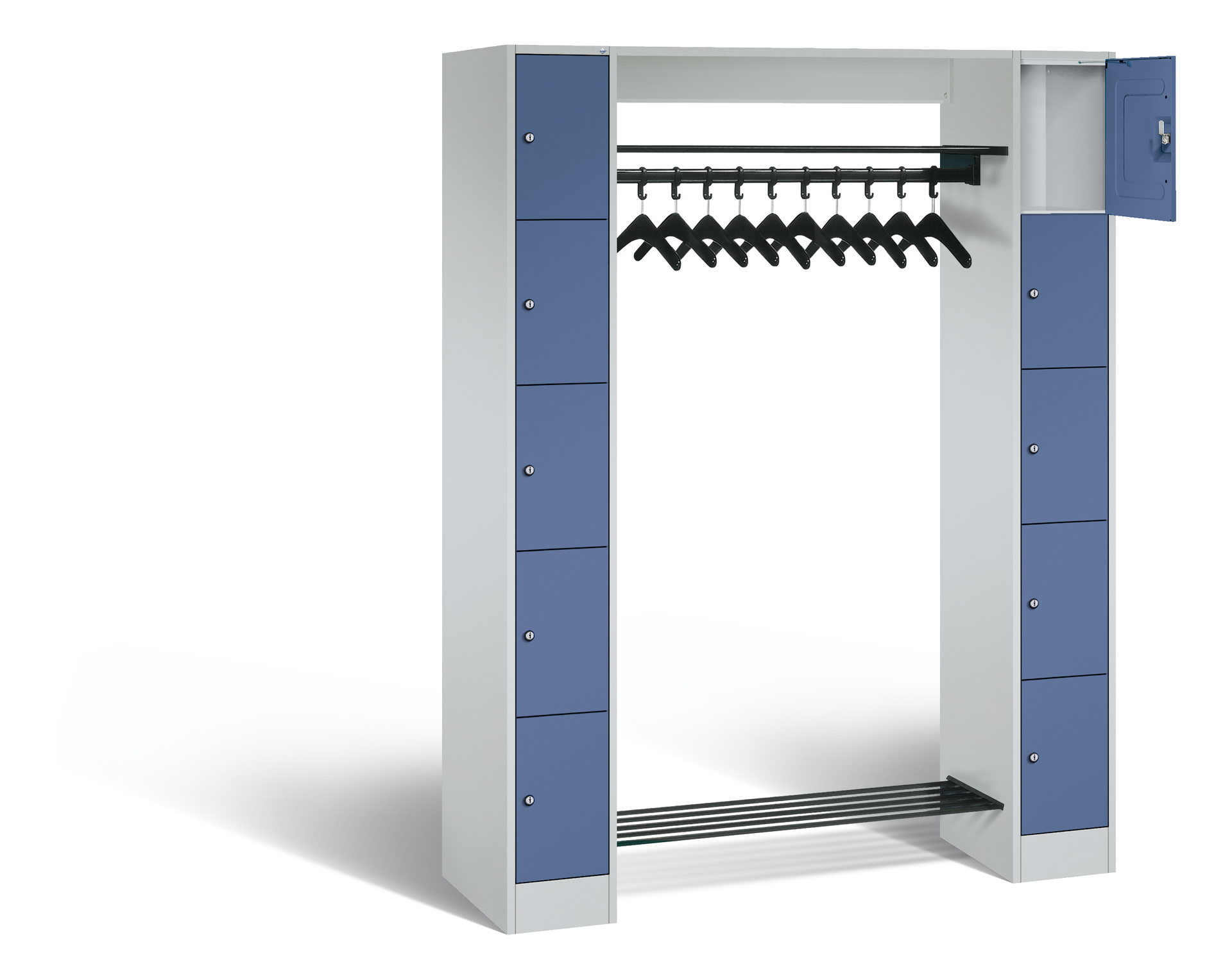 C+P Offene Garderobe, H1950xB1430xT480mm