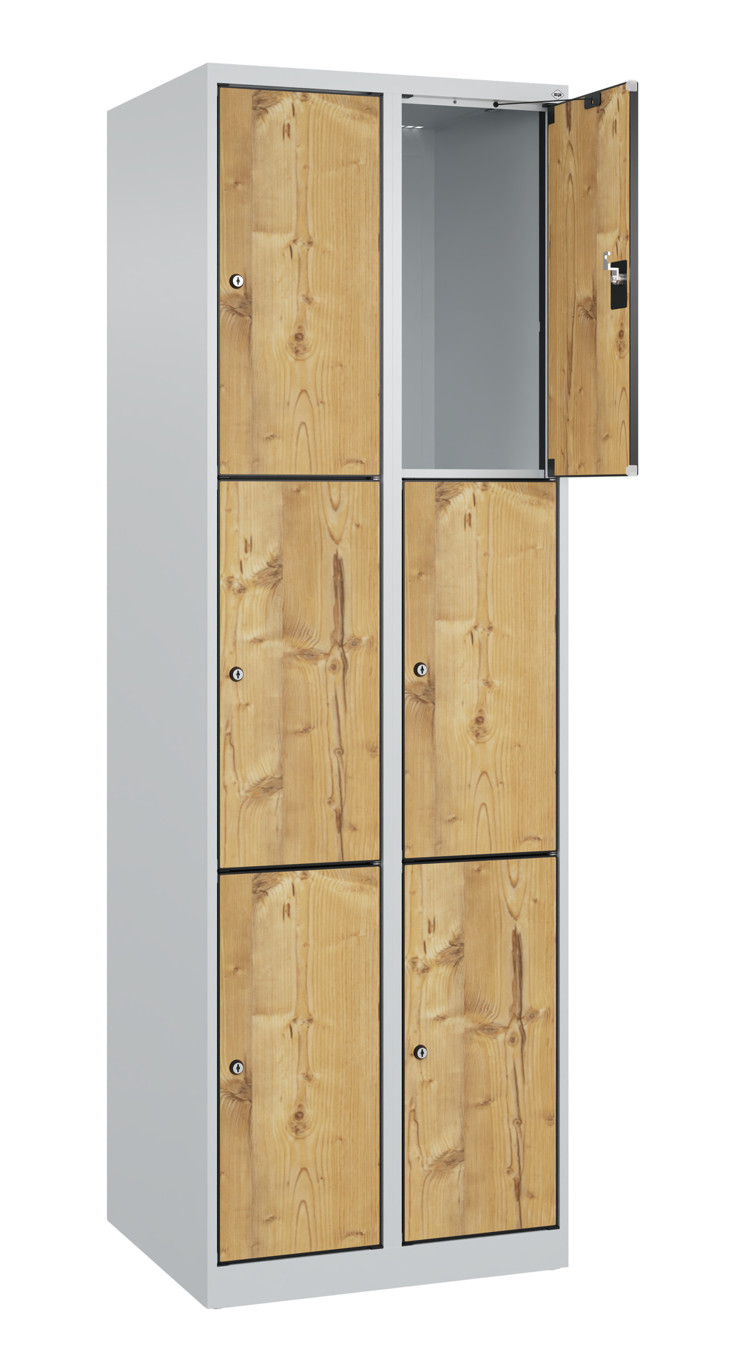 C+P Schlie�fachschrank Evolo PLUS, 6 F�cher, 1850x600x500mm