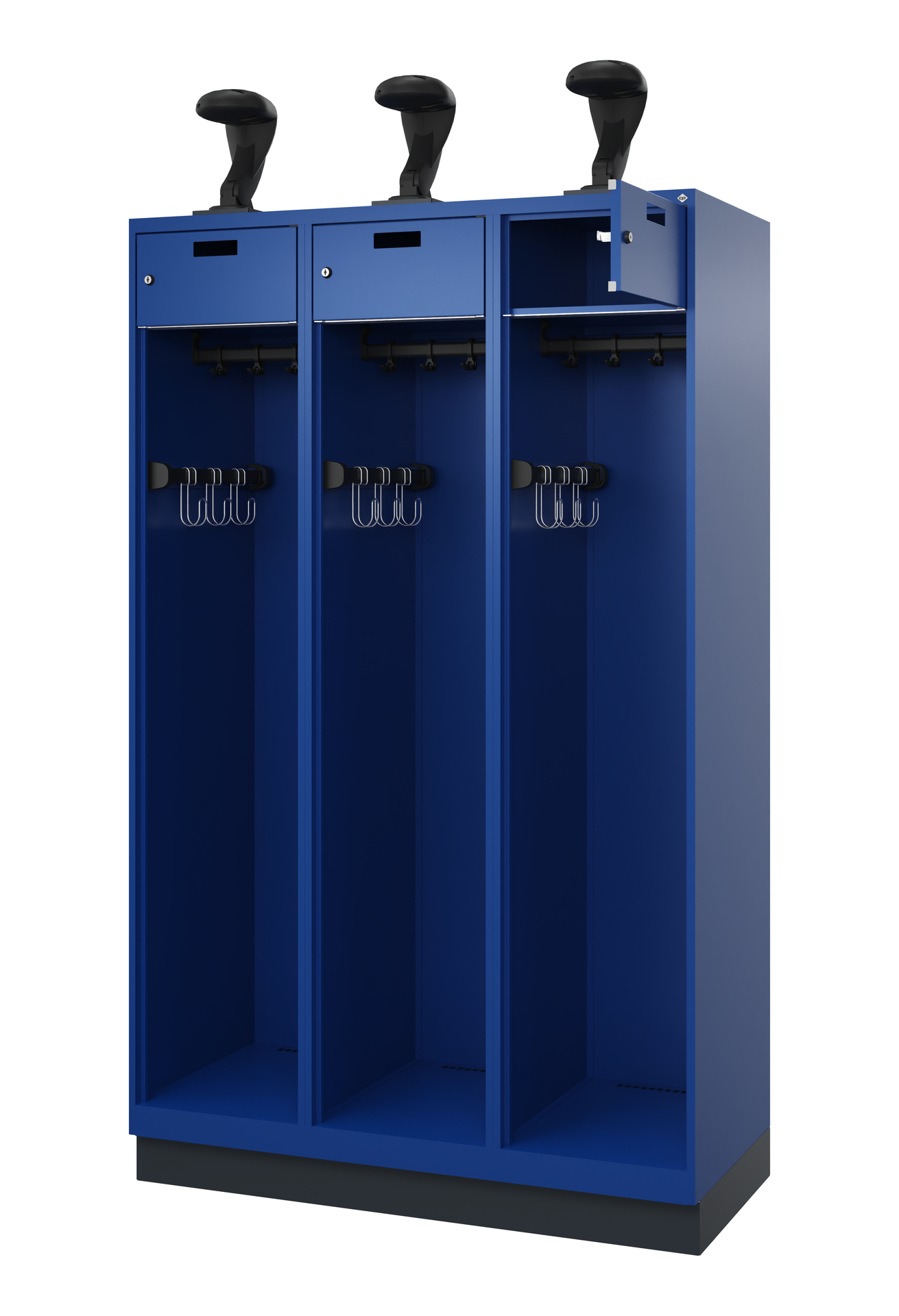 C+P Feuerwehrspind Praktus, 3 Abteile, 1850x1200x5