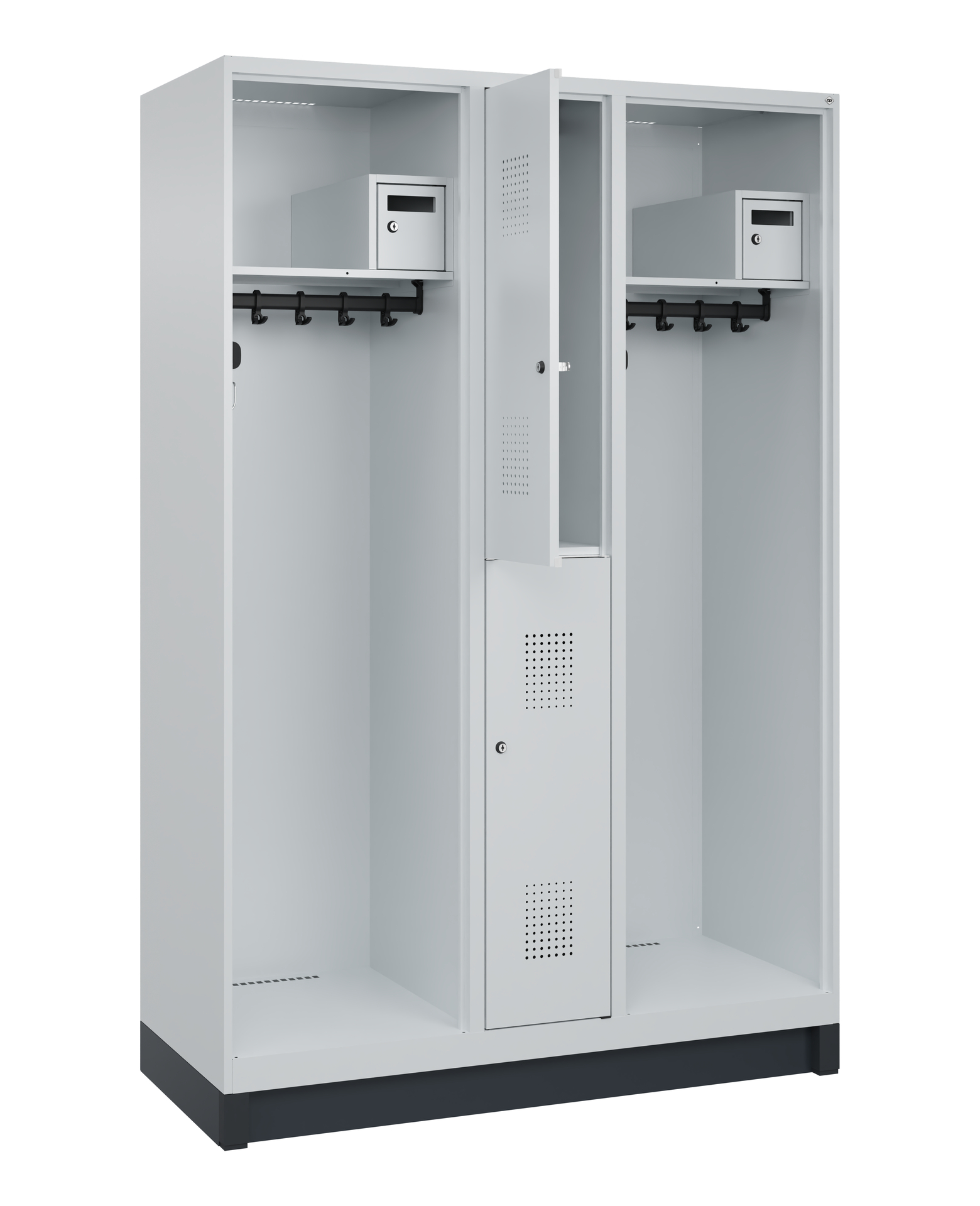 C+P Feuerwehrspind Maxi, 2 Fächer, 1850x1300x500mm