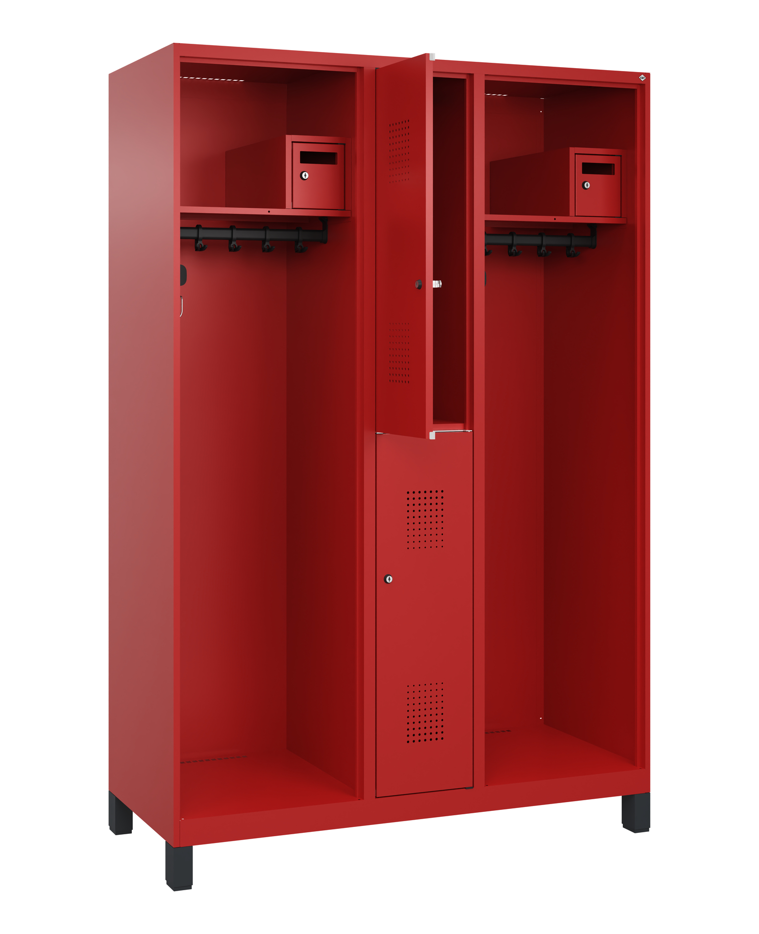 C+P Feuerwehrspind Maxi, 2 Fächer, 1850x1300x500mm