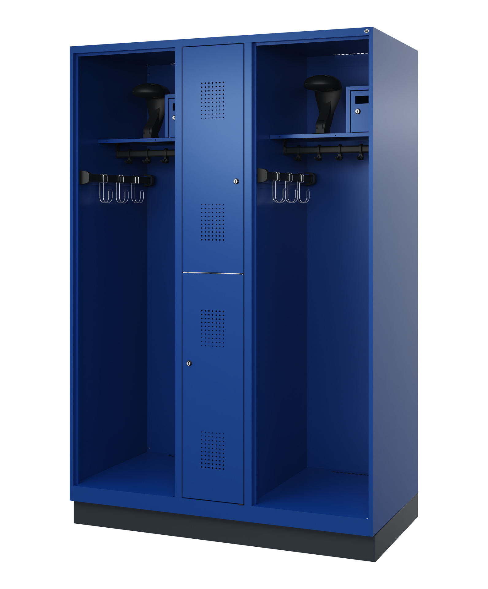 C+P Feuerwehrspind Maxi, 2 Fächer, 1850x1300x600mm