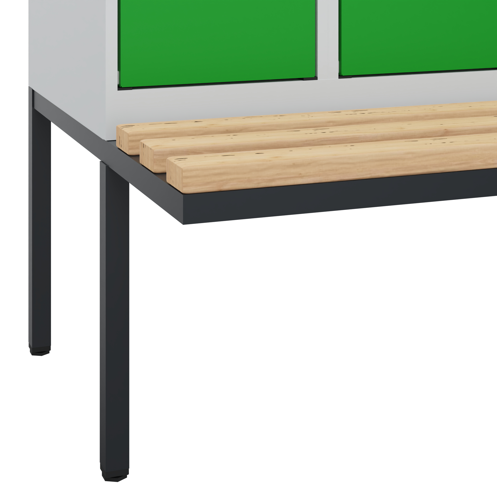 C+P Spind Evolo PLUS, Bank, 3 Abteile, 1950x900x81