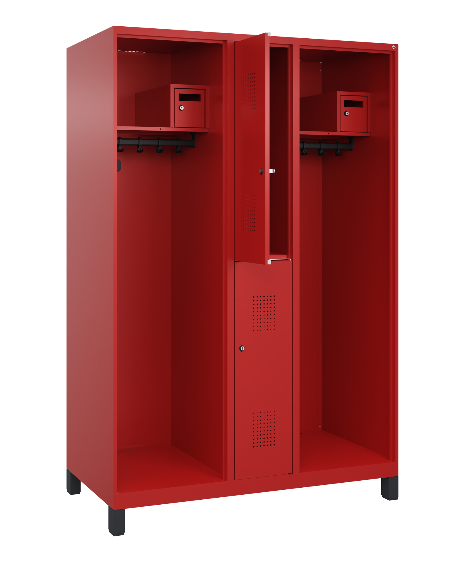 C+P Feuerwehrspind Maxi, 2 Fächer, 1850x1300x600mm