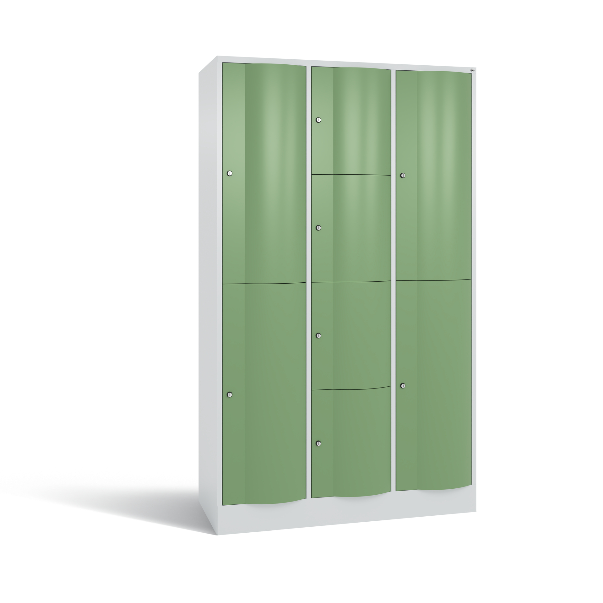 C+P Kombi-Schließfachschrank Resisto, H1950xB1148x