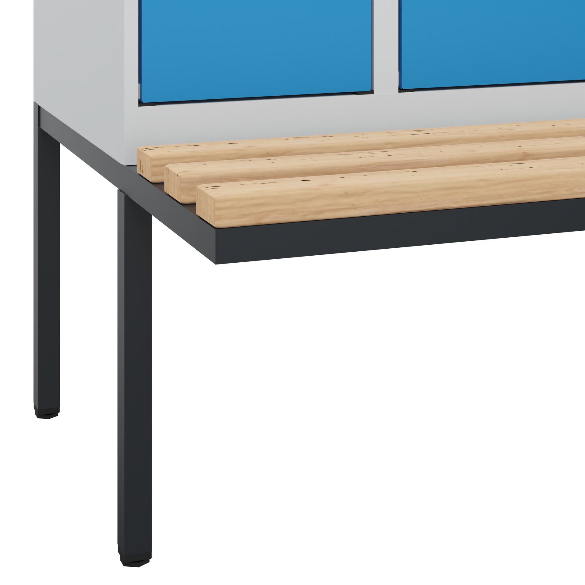 C+P Spind Evolo PLUS, Bank, 3 Abteile, 2120x900x81