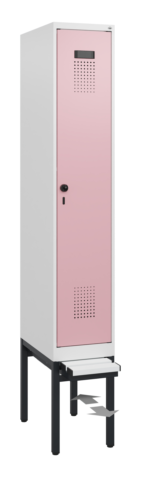 C+P Spind Evolo PLUS, Bank, 1 Abteil, 1950x300x815mm