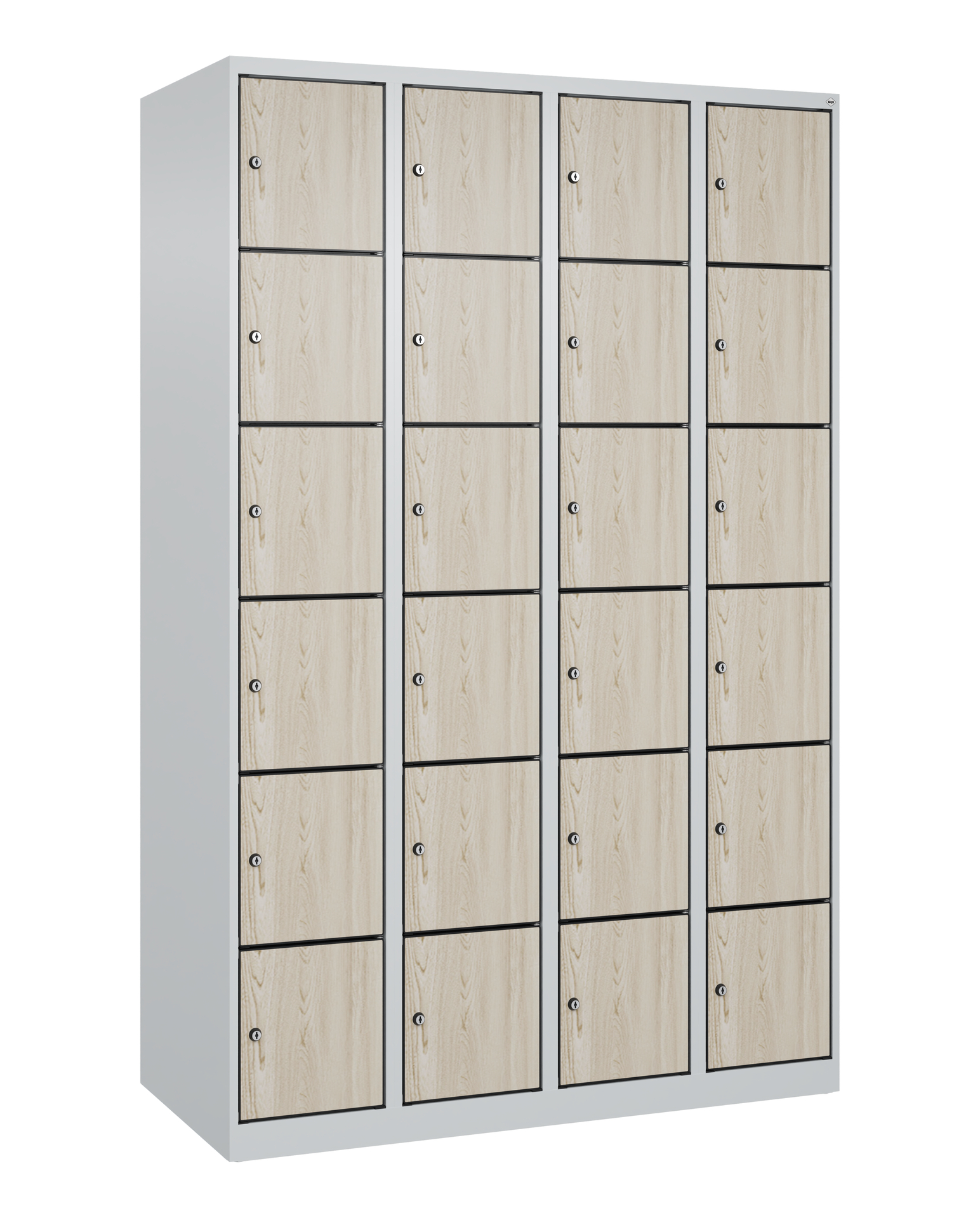 C+P Schlie�fachschrank Evolo PLUS, 24 F�cher, 1850x1200x500mm