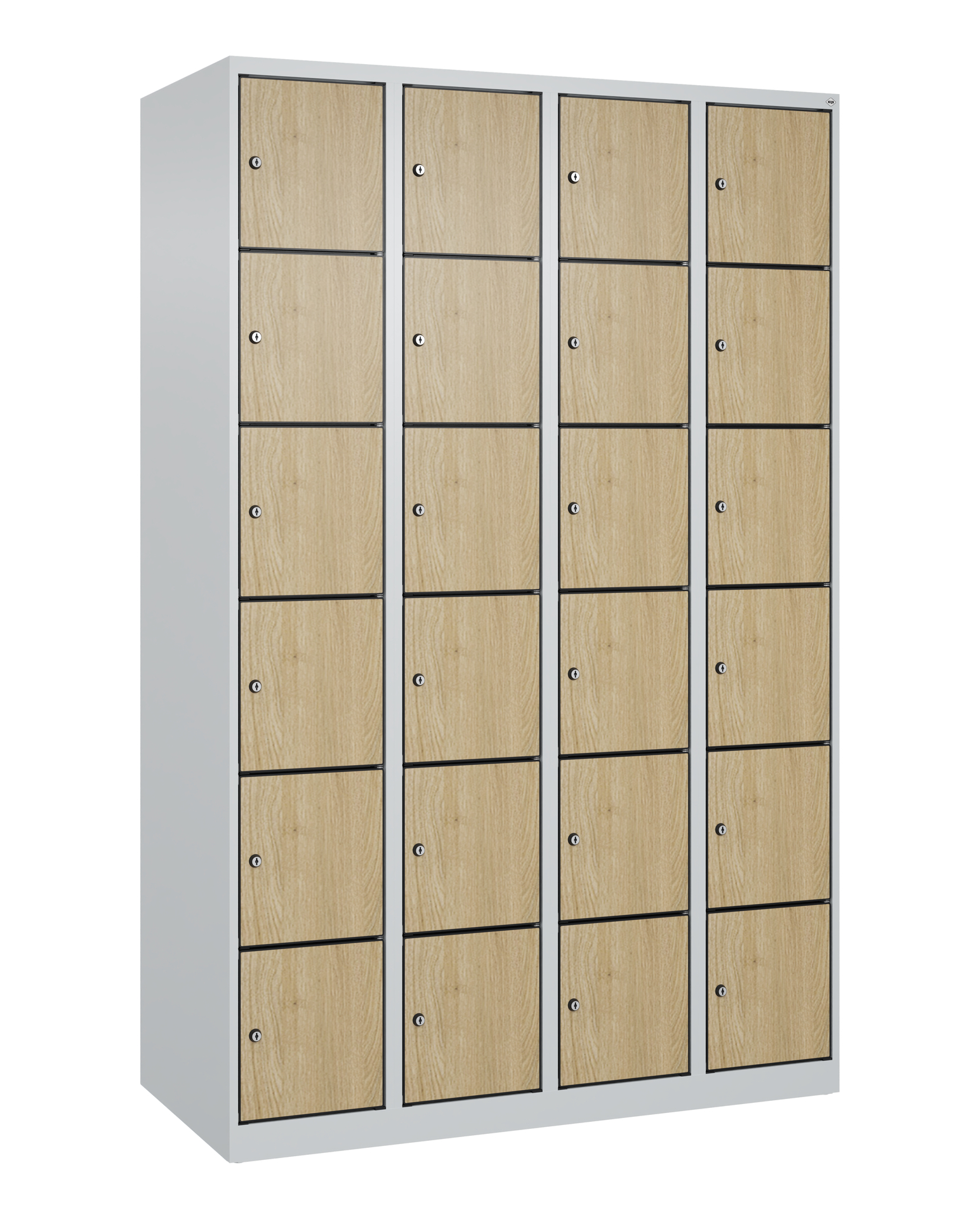 C+P Schlie�fachschrank Evolo PLUS, 24 F�cher, 1850x1200x500mm