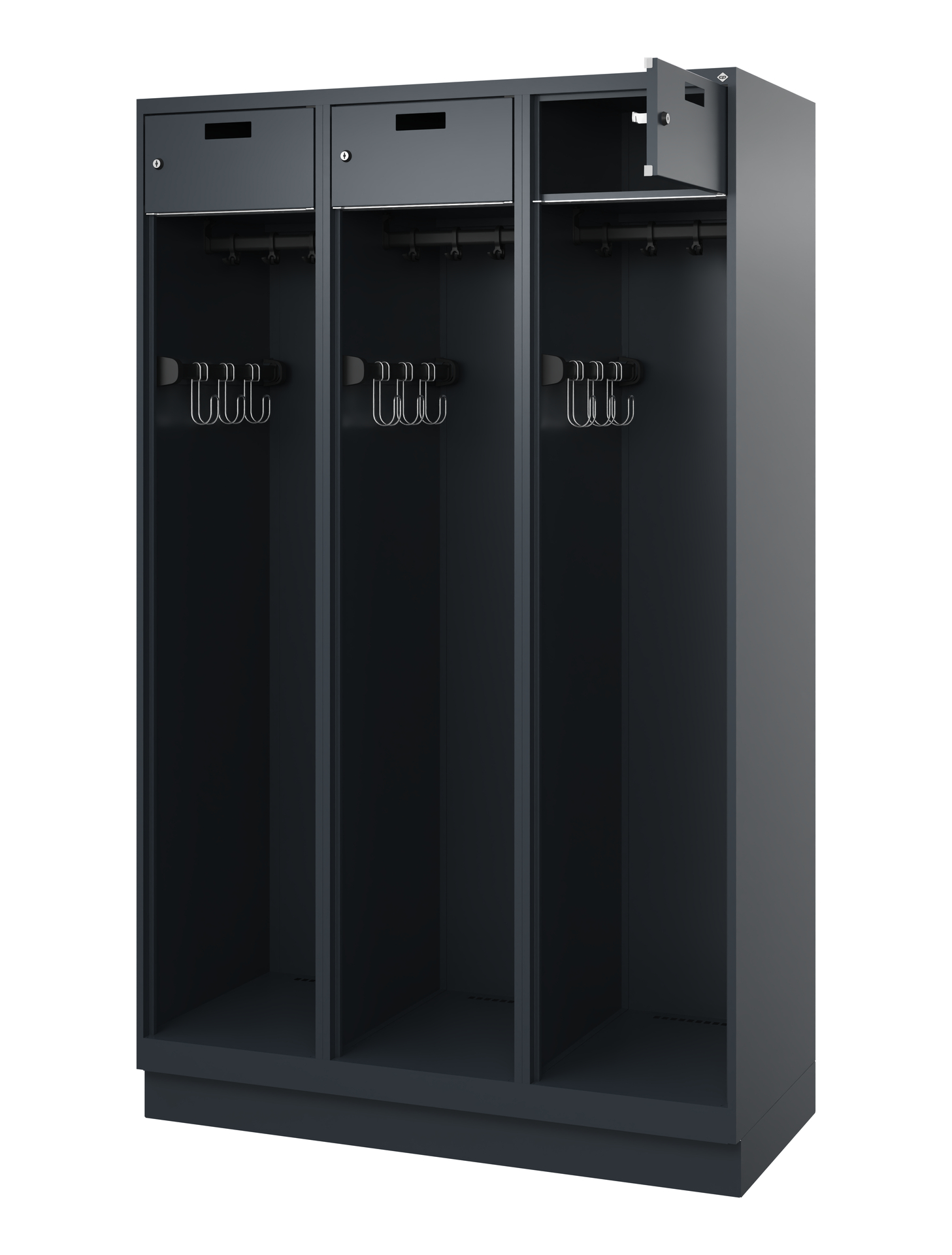 C+P Feuerwehrspind Praktus, 3 Abteile, 1850x1200x5