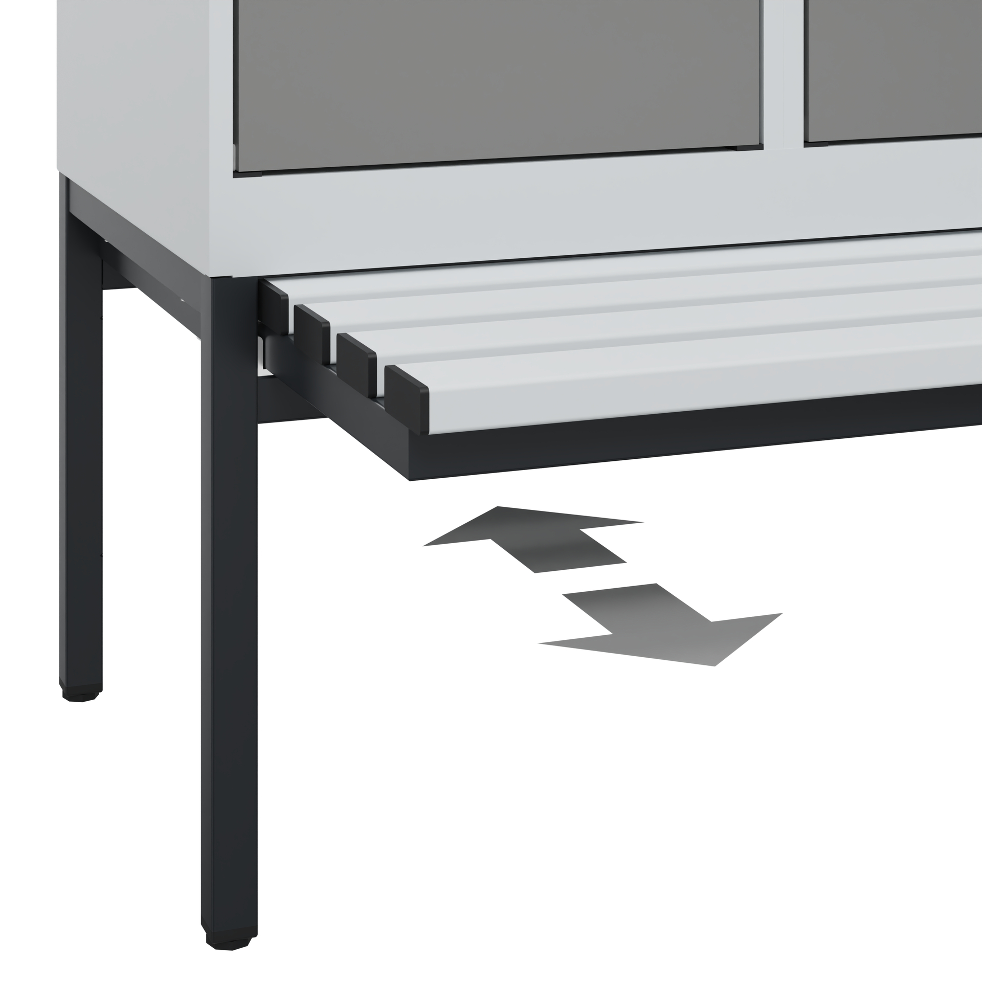 C+P Spind Evolo PLUS, Bank, 1 Abteil, 2120x400x815mm