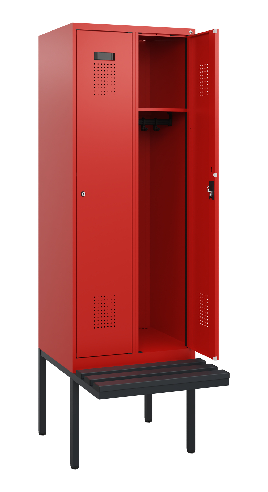 C+P Spind Evolo PLUS, Bank, 2 Abteile, 1950x600x81