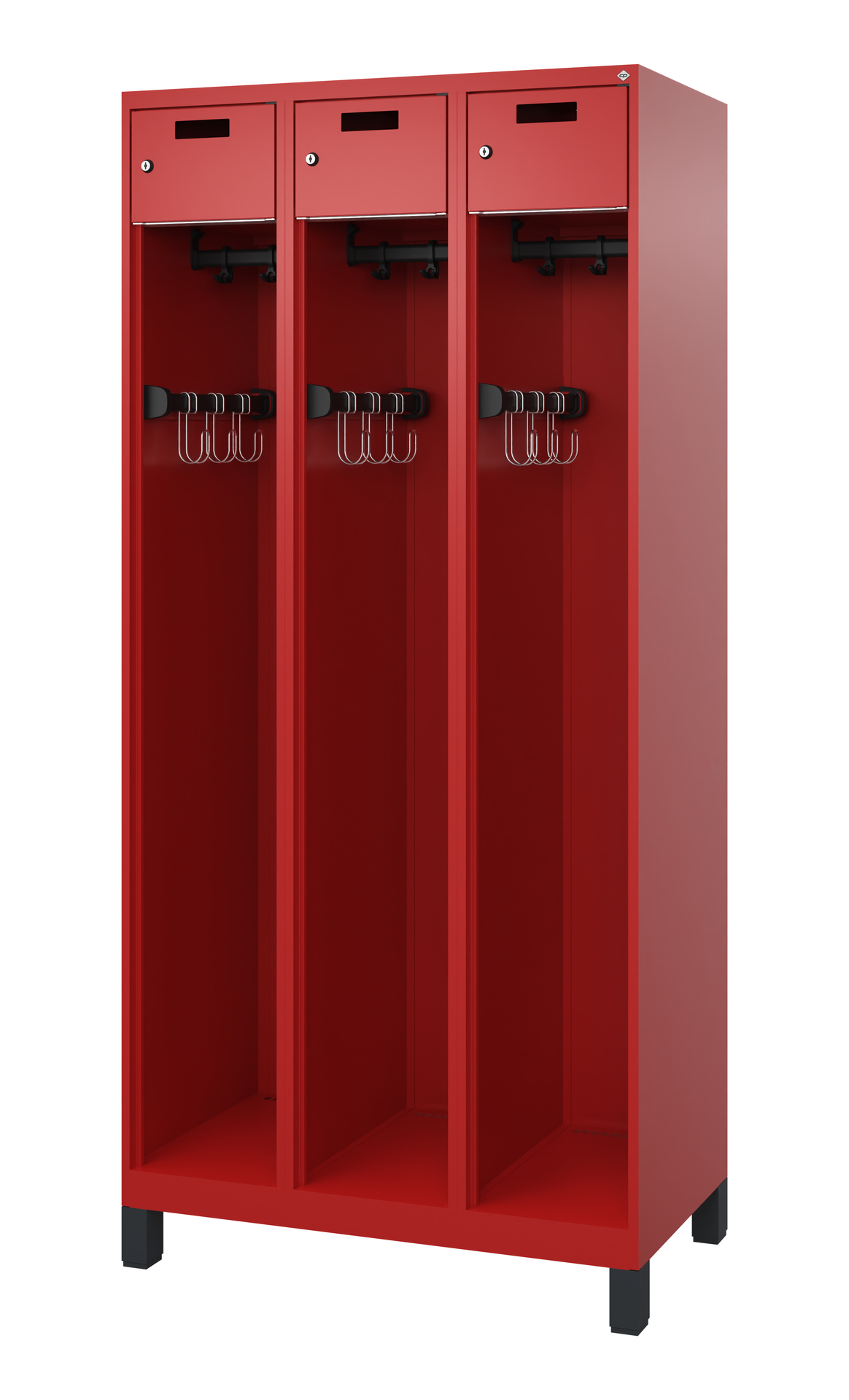 C+P Feuerwehrspind Praktus, 3 Abteile, 1850x900x50