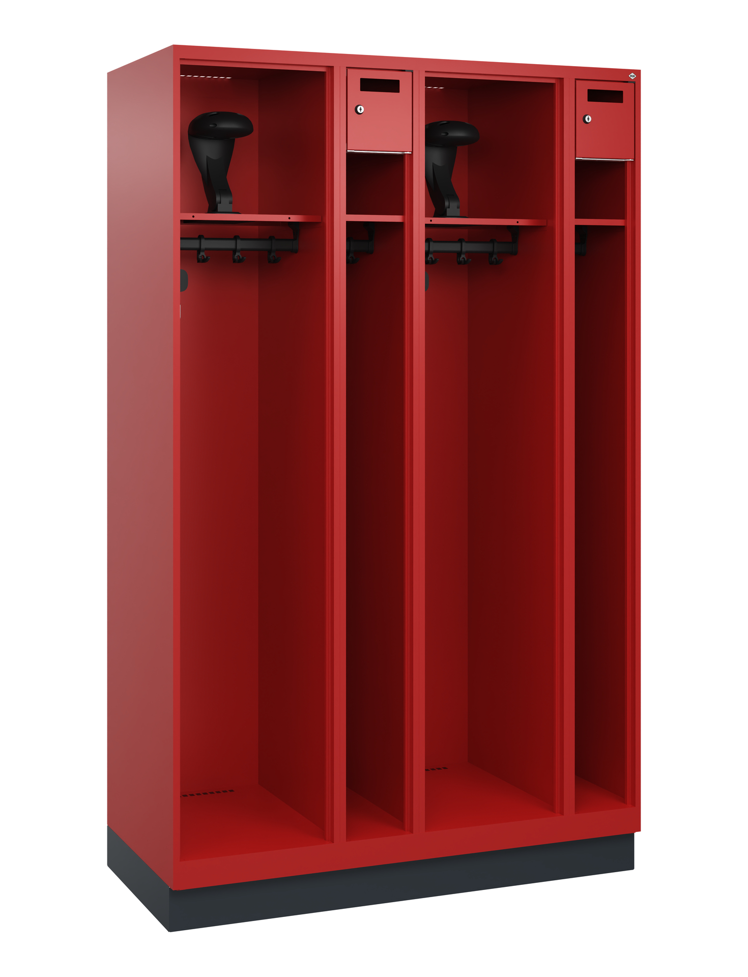 C+P Feuerwehrspind Kombi Open, 2 Abteile, 1850x120