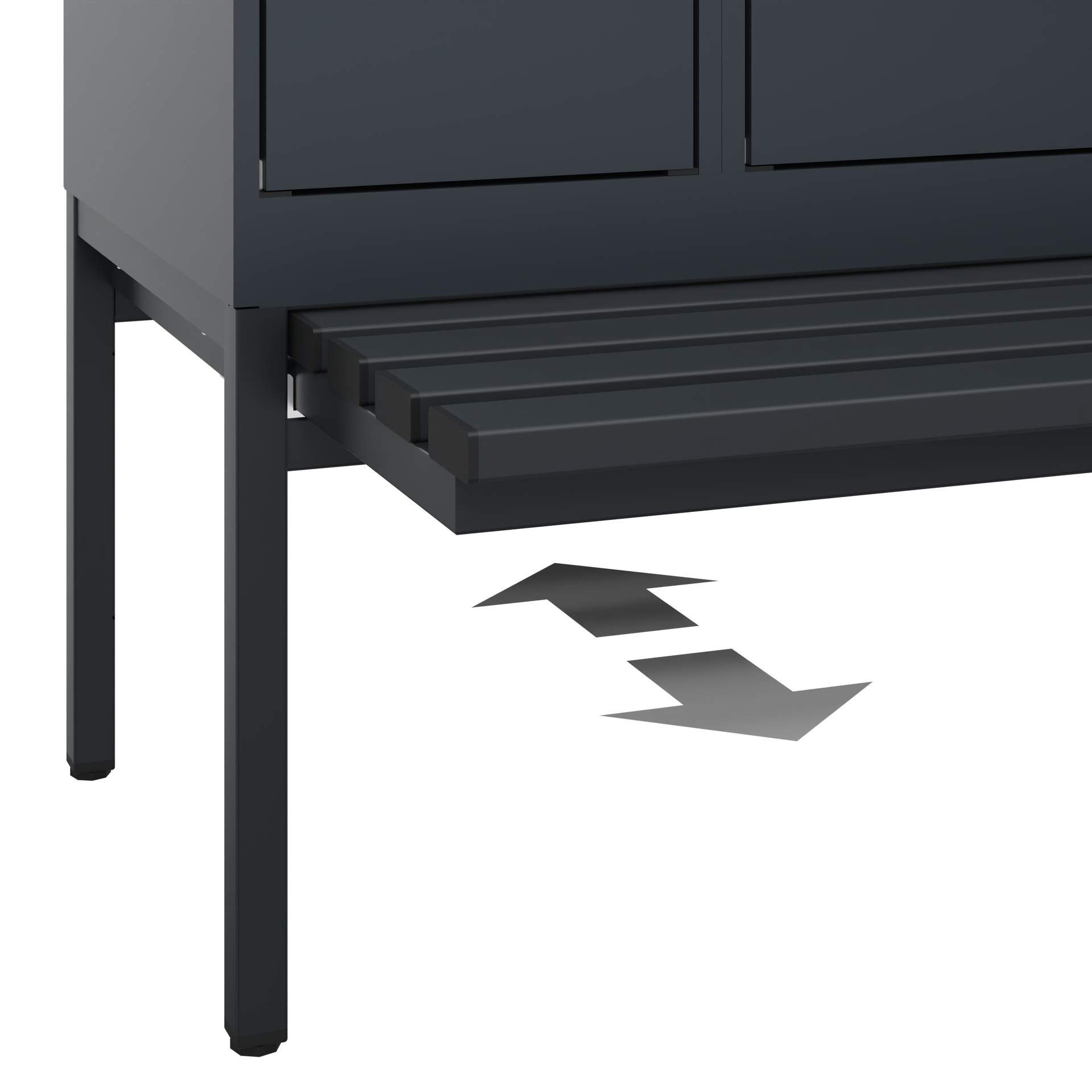 C+P Spind Evolo PLUS, Bank, 3 Abteile, 1950x900x815mm