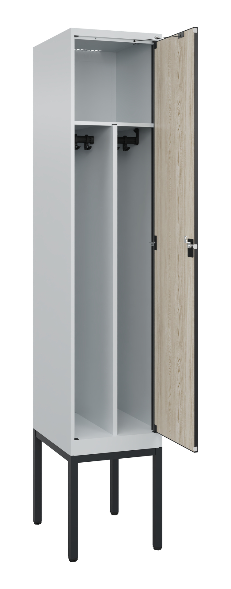 C+P Spind Evolo PLUS, Gestell, 1 Abteil, 2120x400x500mm