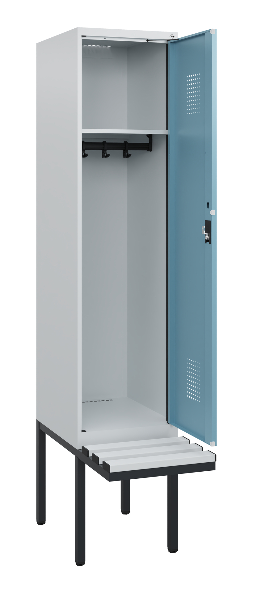 C+P Spind Evolo PLUS, Bank, 1 Abteil, 1950x400x815