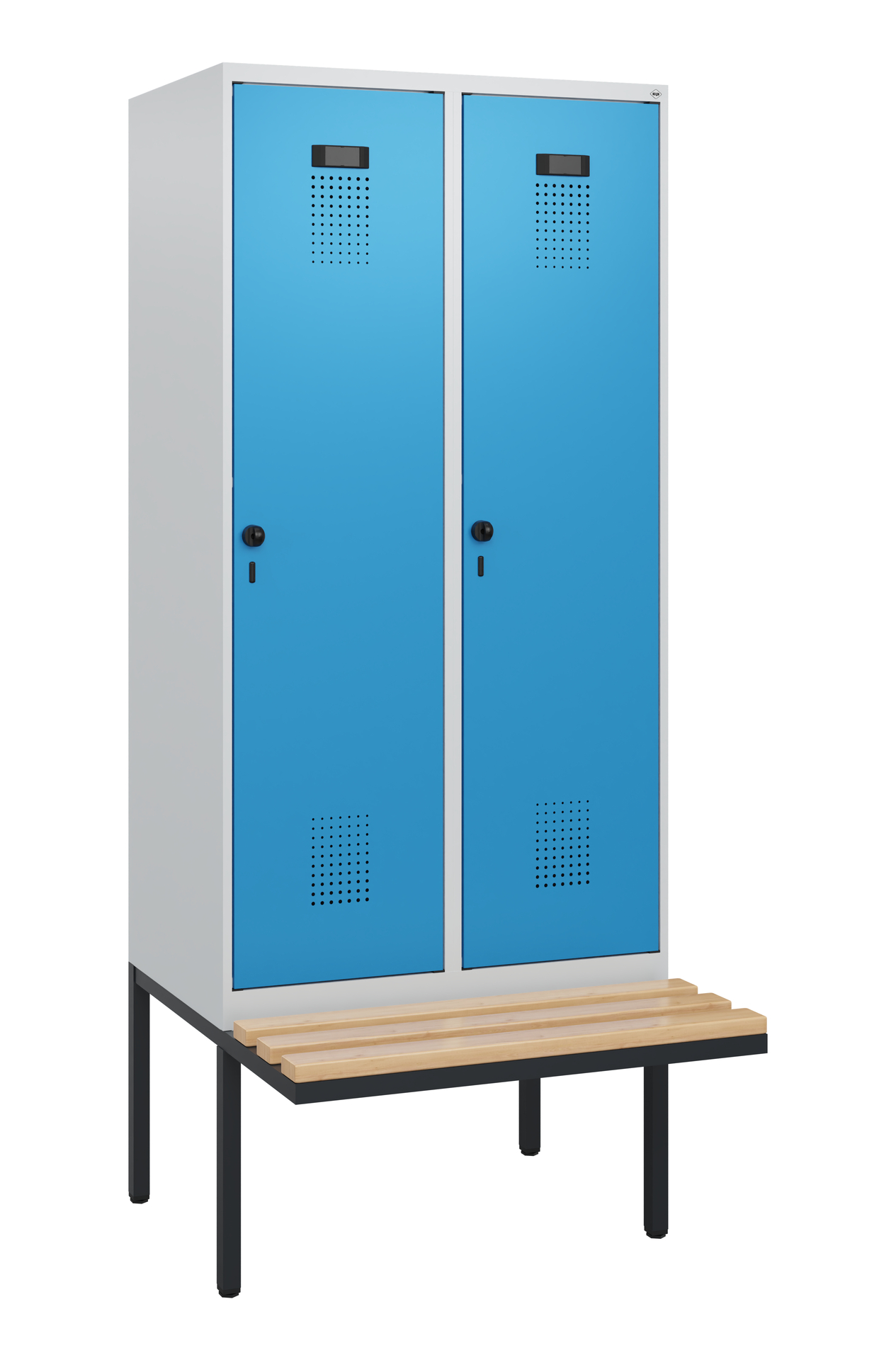 C+P Spind Evolo PLUS, Bank, 2 Abteile, 1950x800x81