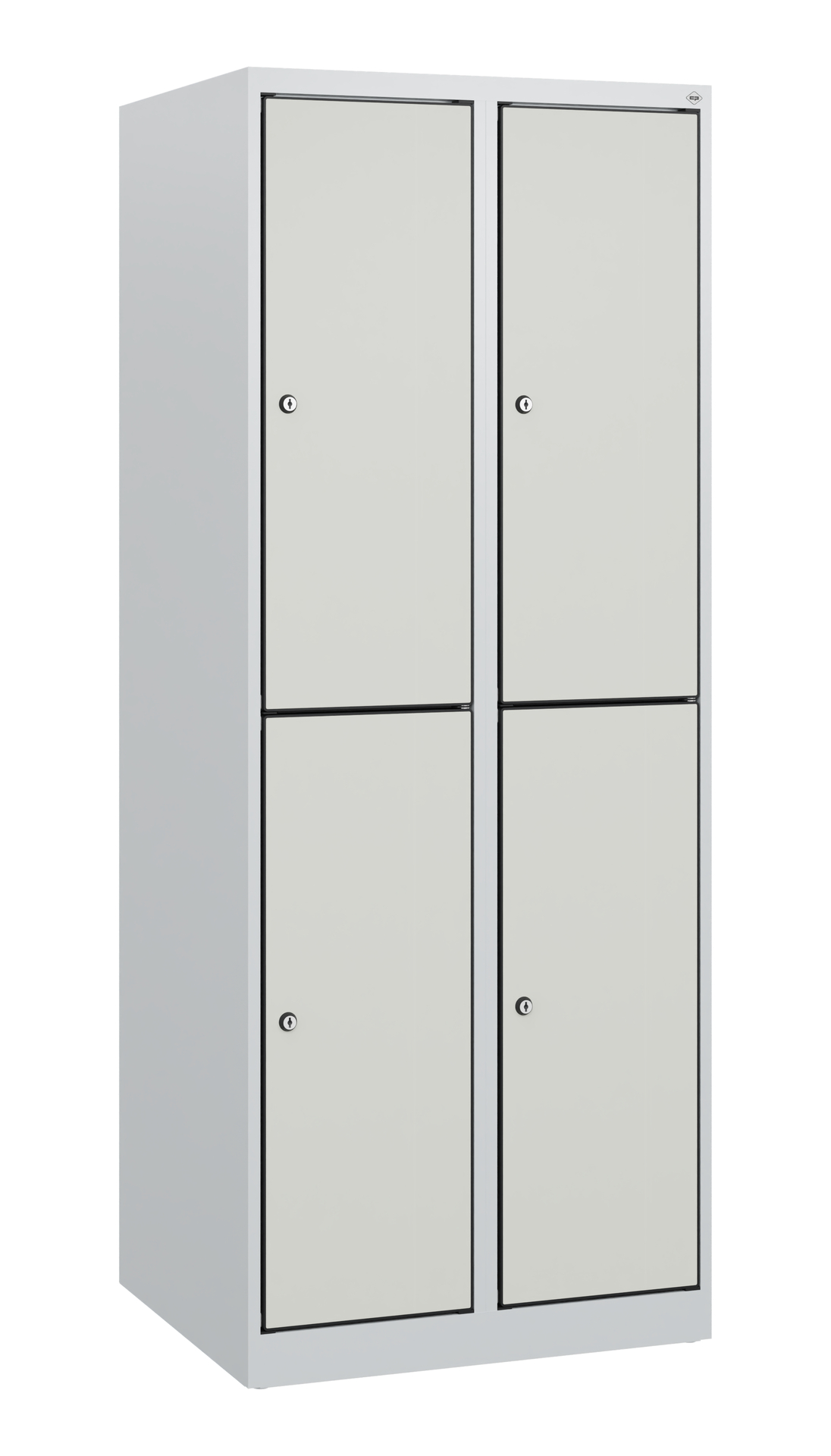C+P Doppelst�ckiger Schulspind Evolo PLUS, 4 F�cher, 1530x600x500mm