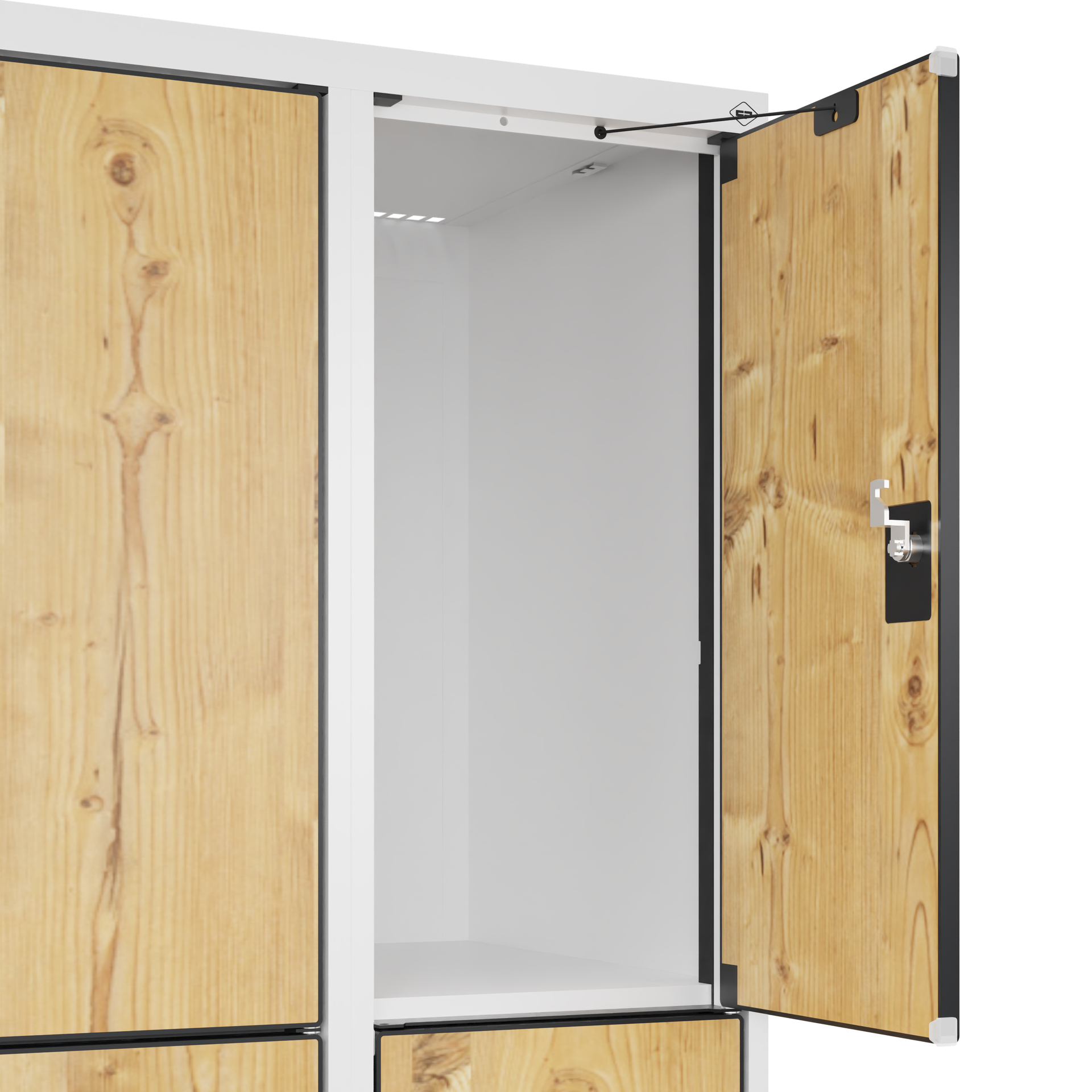 C+P Schlie�fachschrank Evolo PLUS, F��e, 9 F�cher, 1950x900x500mm