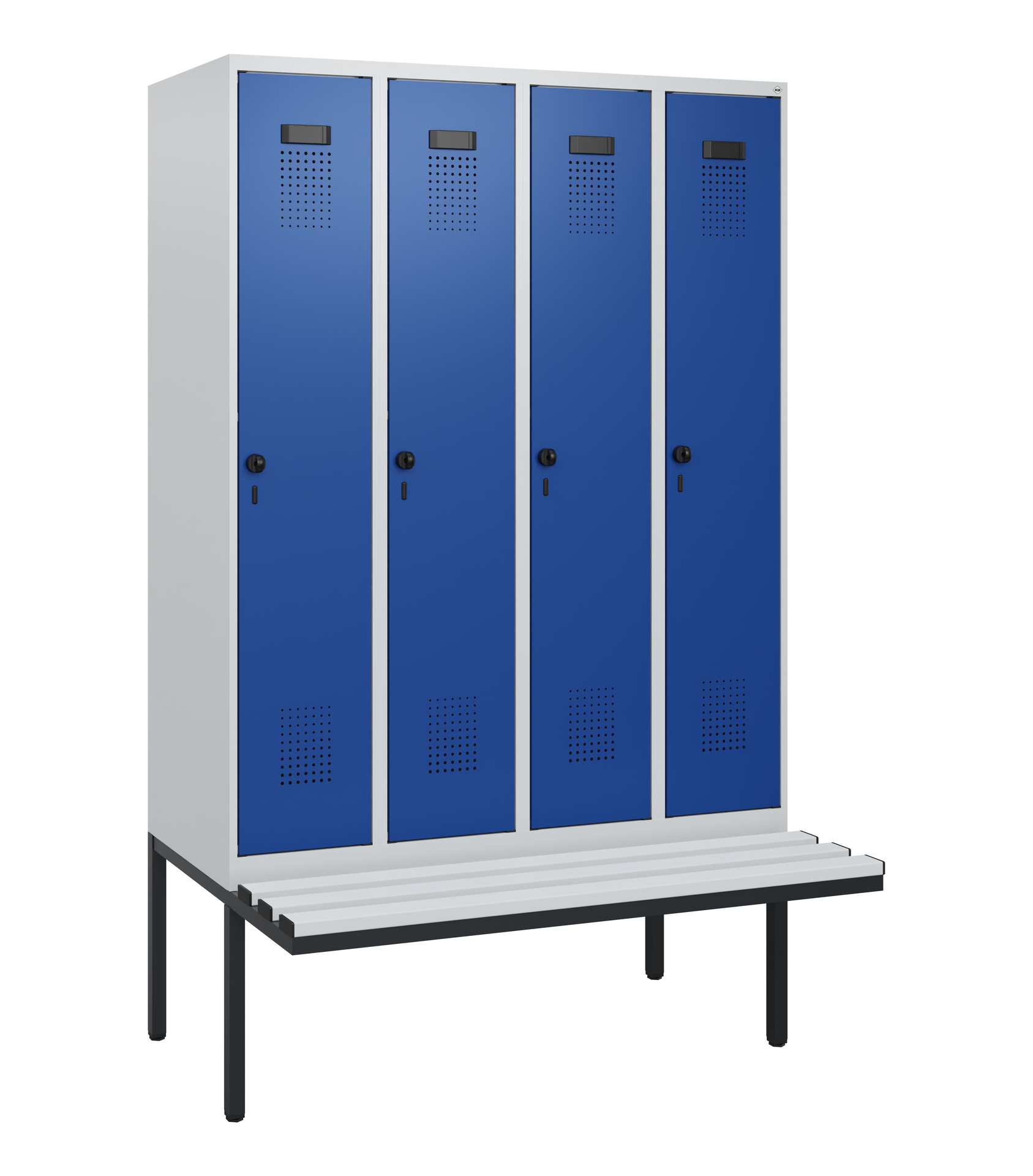 C+P Spind Evolo PLUS, Bank, 4 Abteile, 1950x1200x8