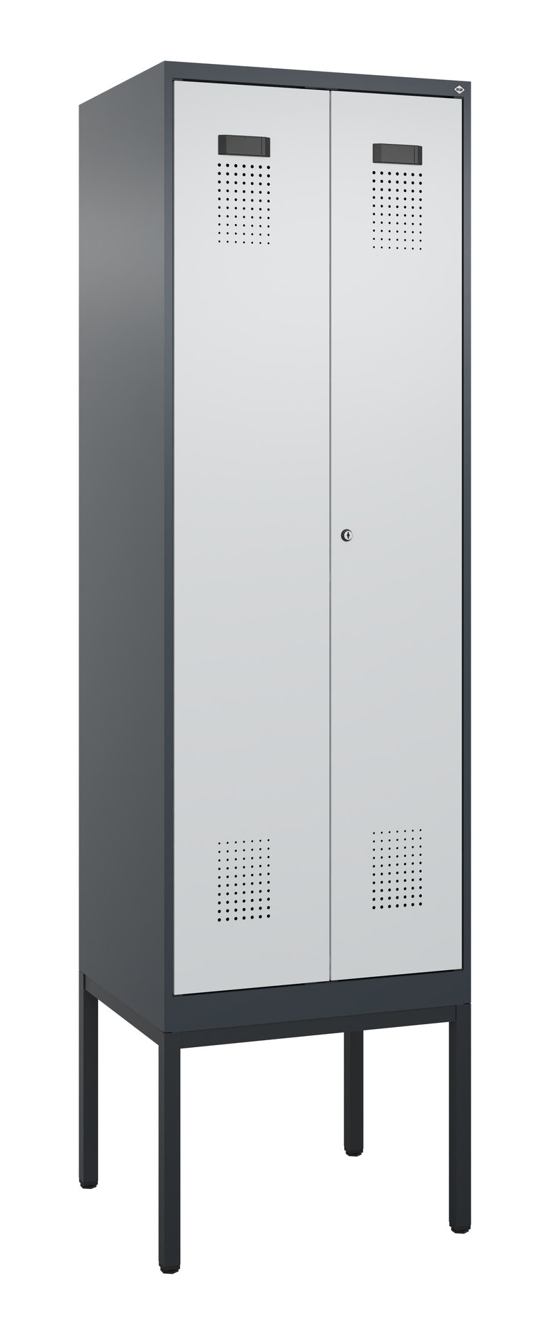C+P PSA Doppel-Spind Evolo PLUS, Gestell, 2 Abteil