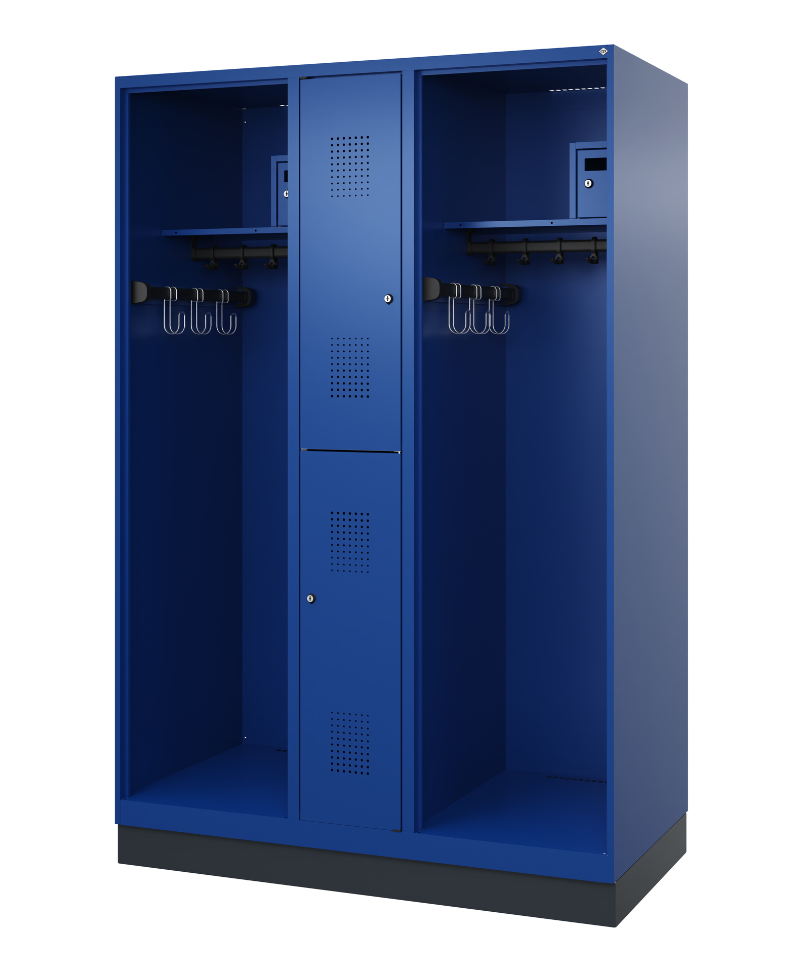 C+P Feuerwehrspind Maxi, 2 Fächer, 1850x1300x600mm