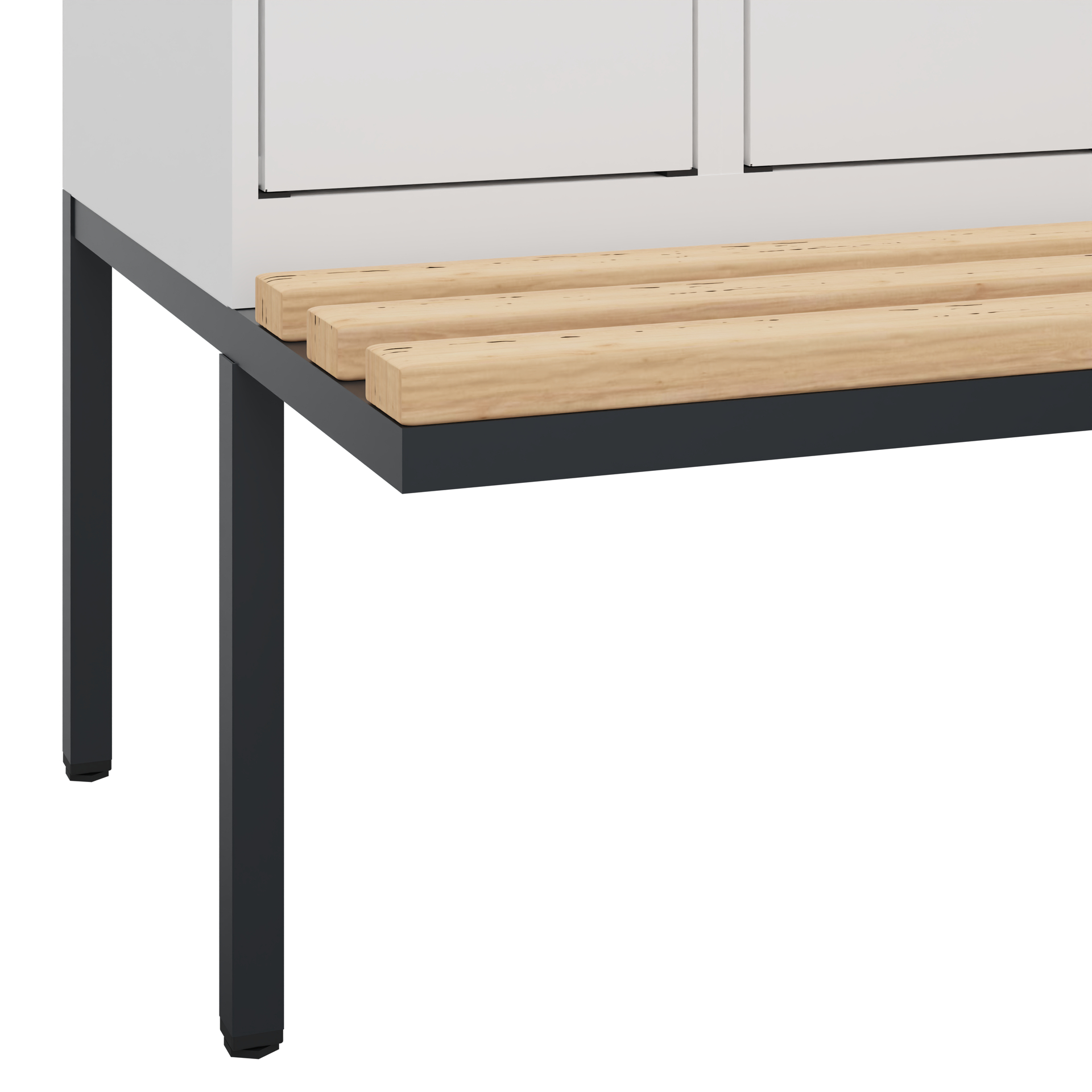 C+P Spind Evolo PLUS, Bank, 2 Abteile, 1950x600x81