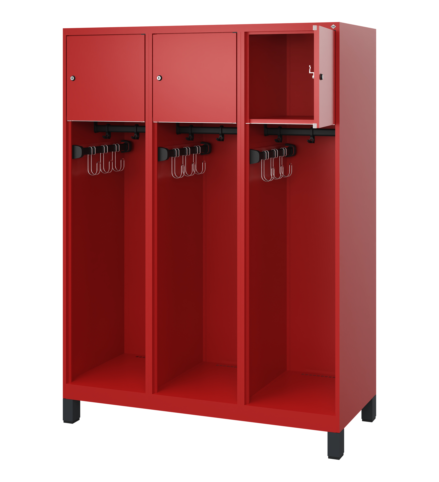 C+P Feuerwehrspind Youngster, 3 Abteile, 1530x1200