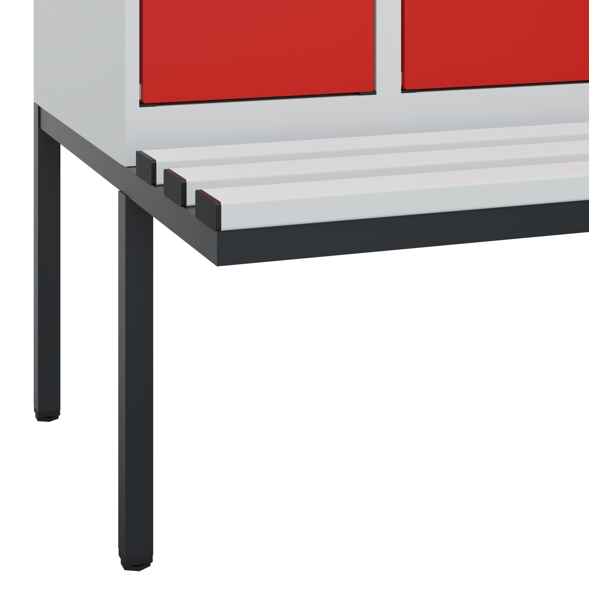 C+P Spind Evolo PLUS, Bank, 3 Abteile, 2120x900x81