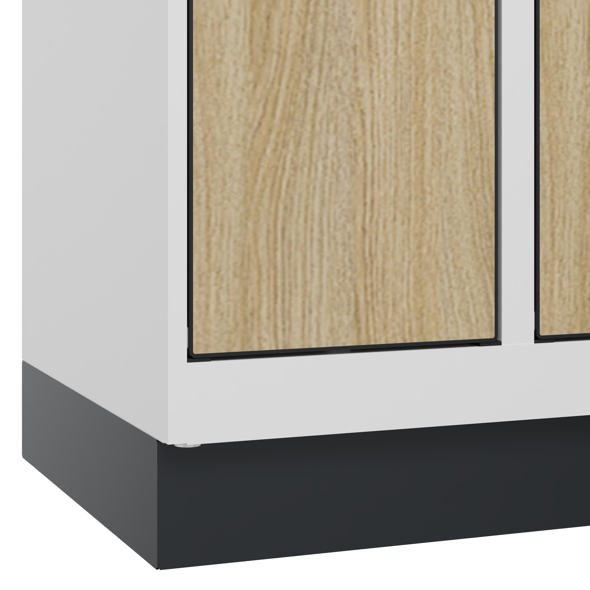 C+P Schlie�fachschrank Evolo PLUS, Sockel, 6 F�cher, 1950x300x500mm