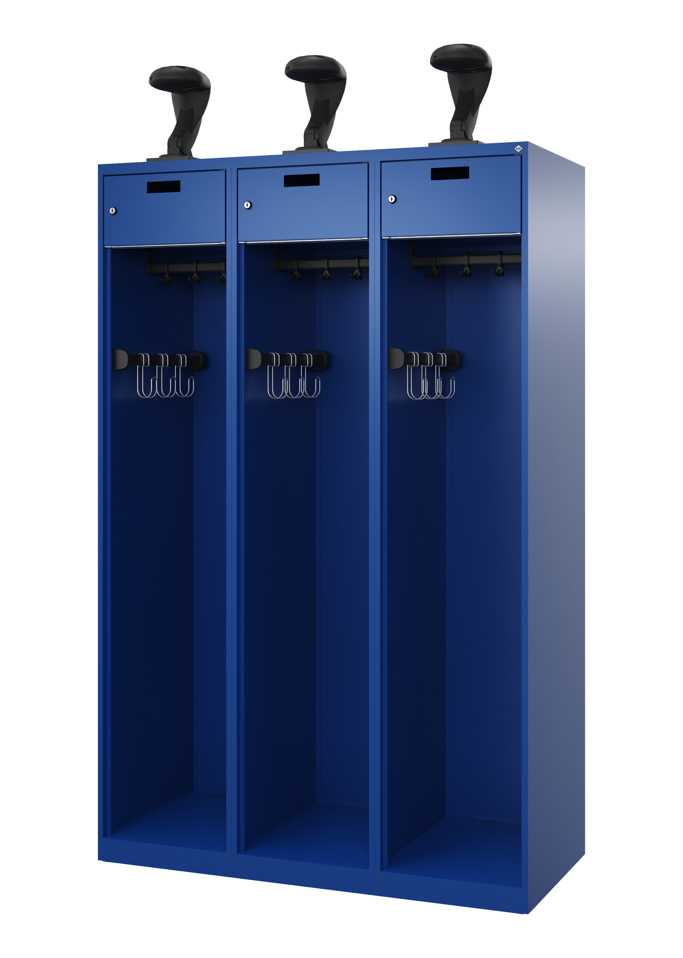 C+P Feuerwehrspind Praktus, 3 Abteile, 1850x1200x5