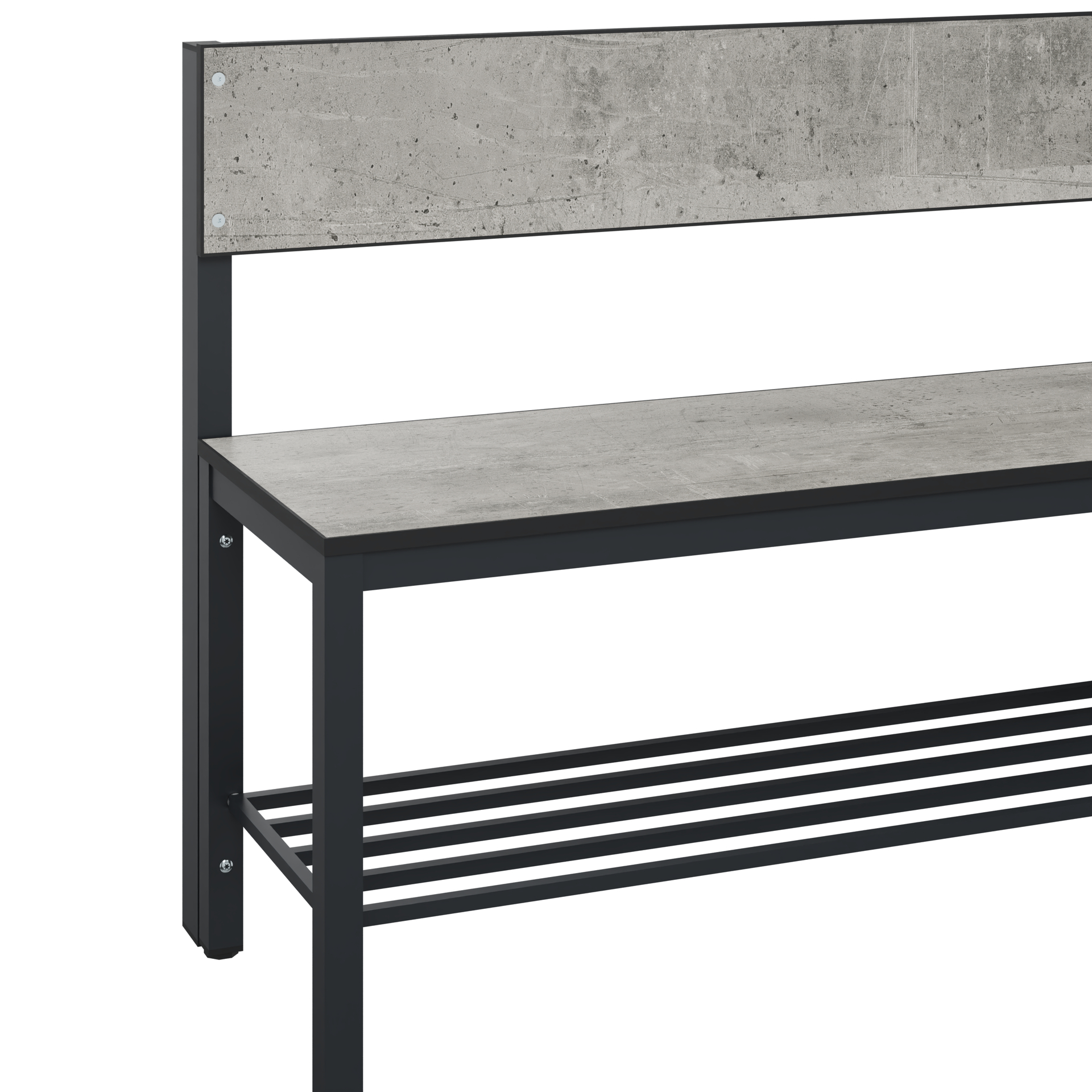 C+P Sitzbank Solid HPL, 774x1000x412mm, 7021/VK427