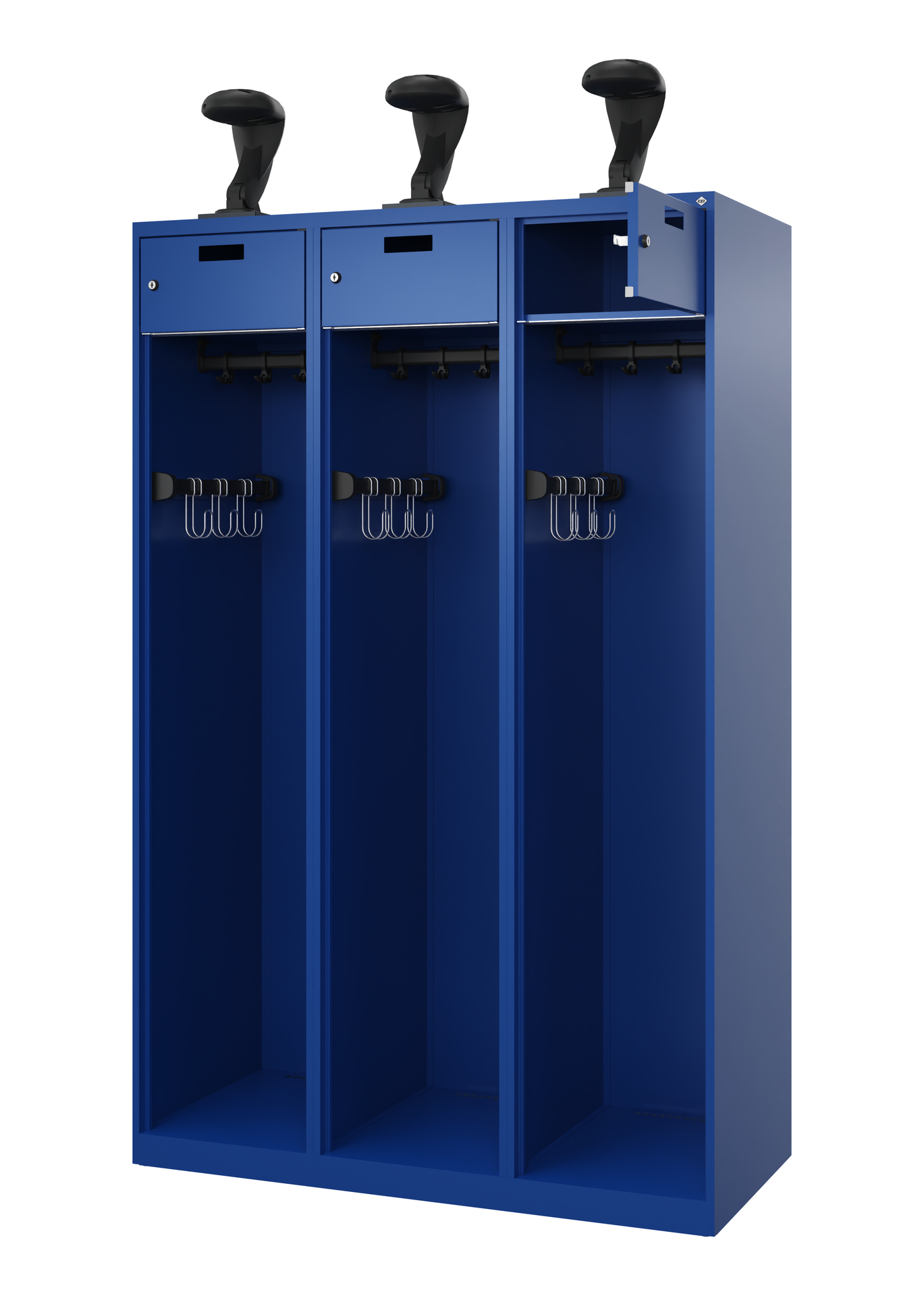 C+P Feuerwehrspind Praktus, 3 Abteile, 1850x1200x5