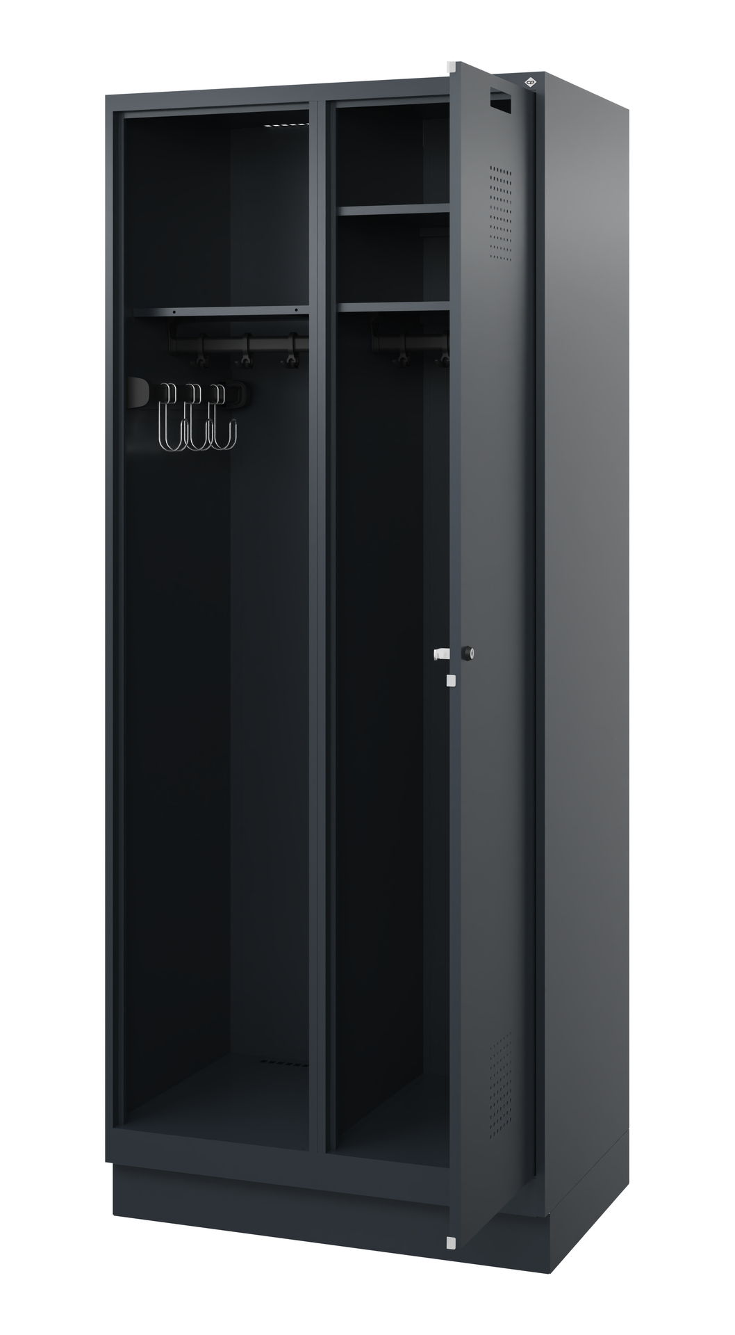 C+P Feuerwehrspind Kombi, 1 Abteil, 1850x800x500mm